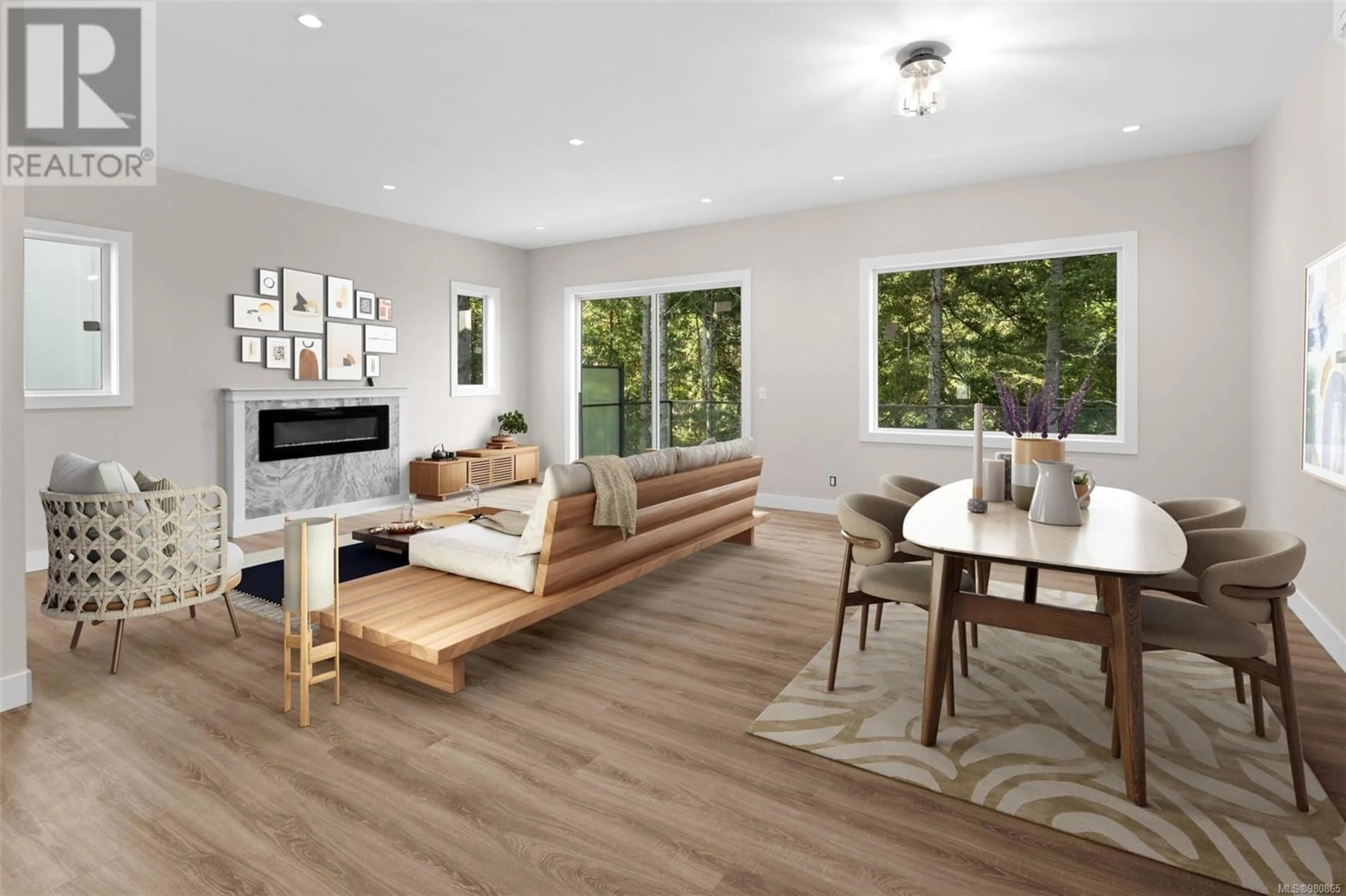 Living room, wood floors for 3327 West Oak Pl, Langford British Columbia V9C2P2