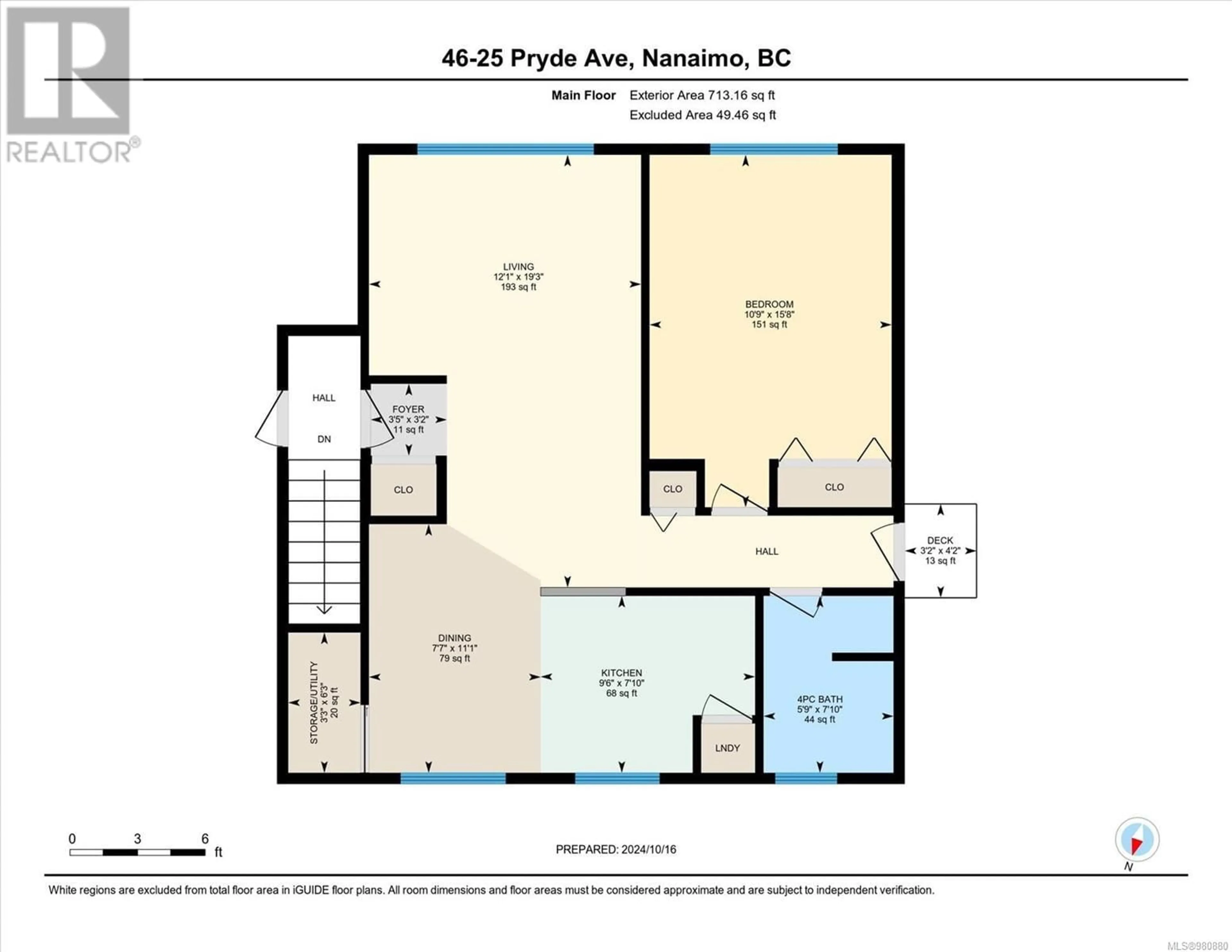 Floor plan for 46 25 Pryde Ave, Nanaimo British Columbia V9S4R5