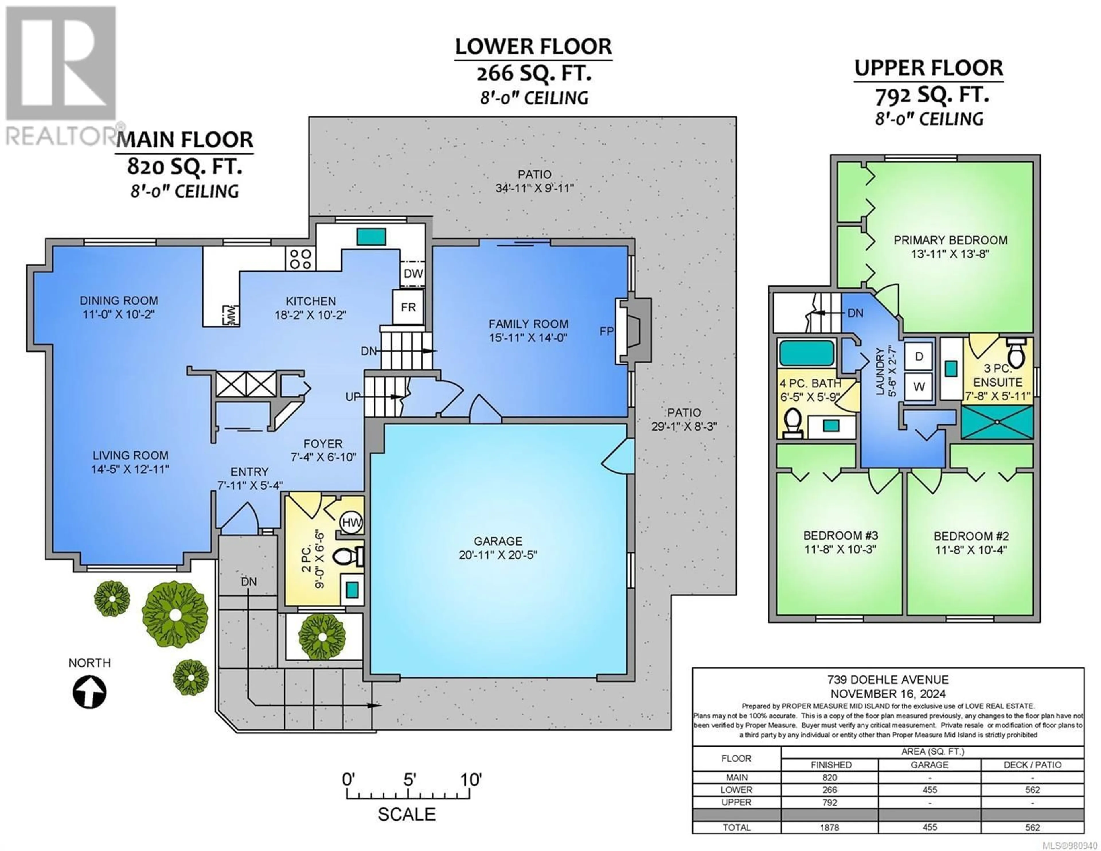 Floor plan for 739 Doehle Ave, Parksville British Columbia V9P2V1