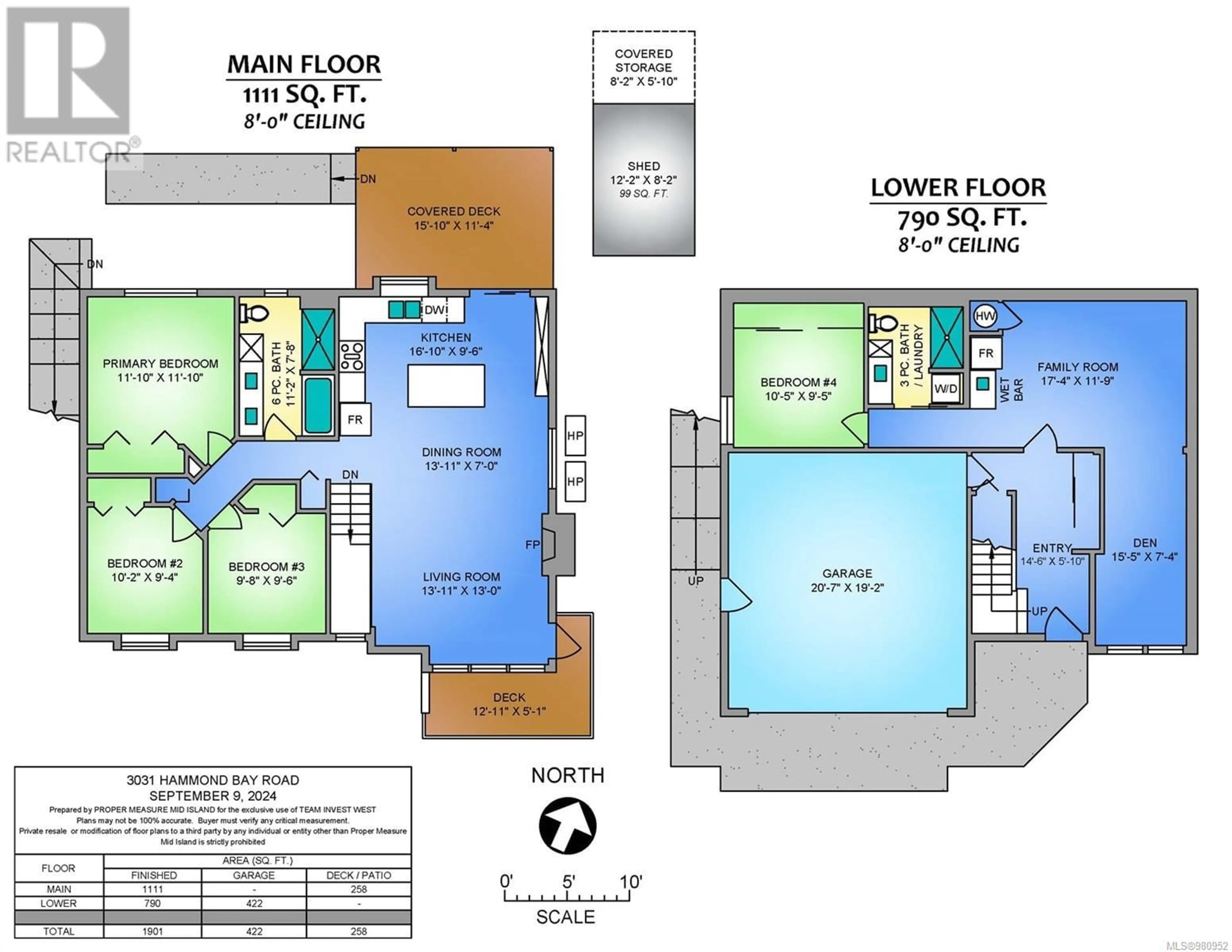 Floor plan for 3031 Hammond Bay Rd, Nanaimo British Columbia V9T1E1