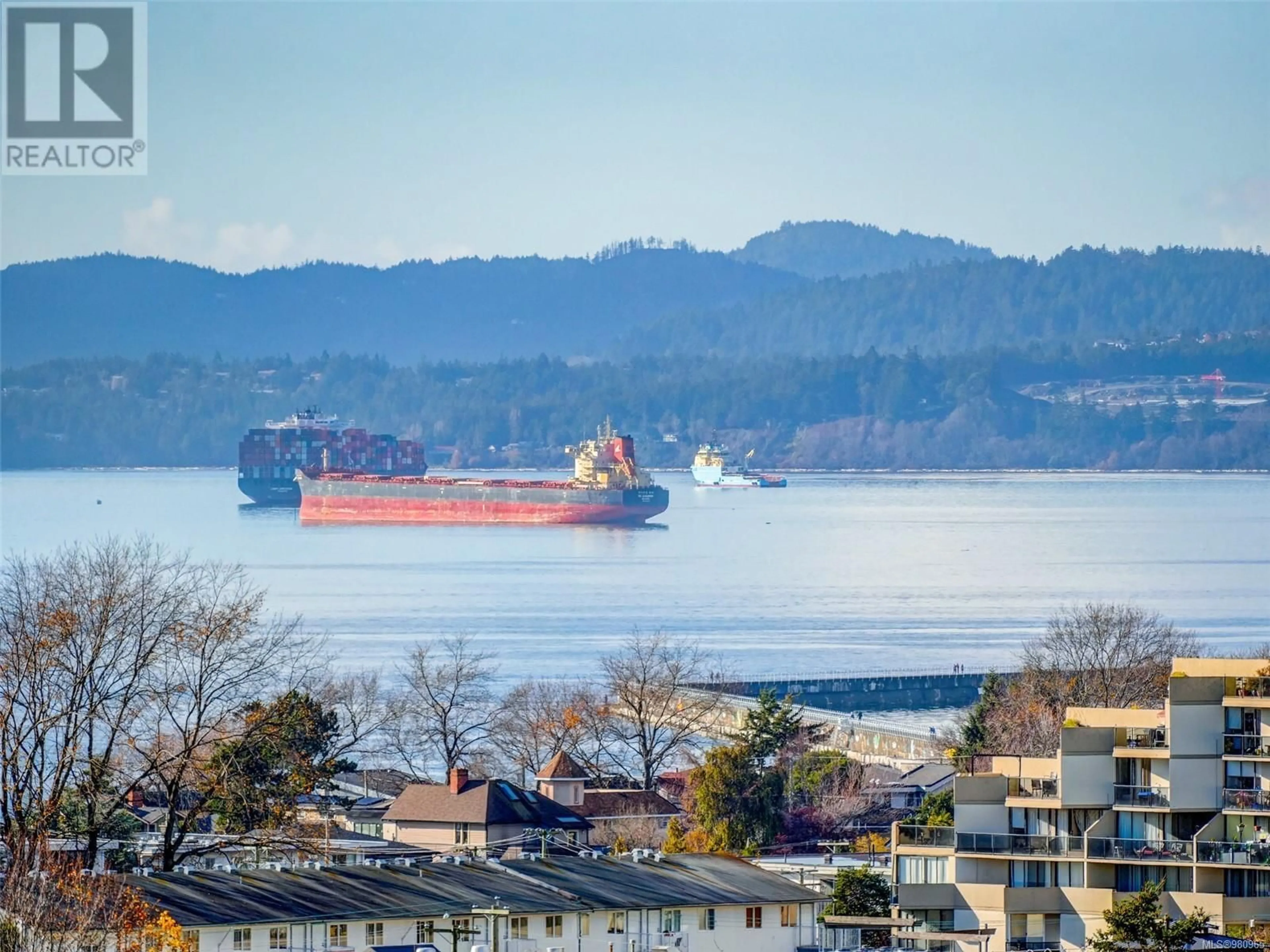 A pic from exterior of the house or condo, the view of lake or river for 1203 620 Toronto St, Victoria British Columbia V8V1P7