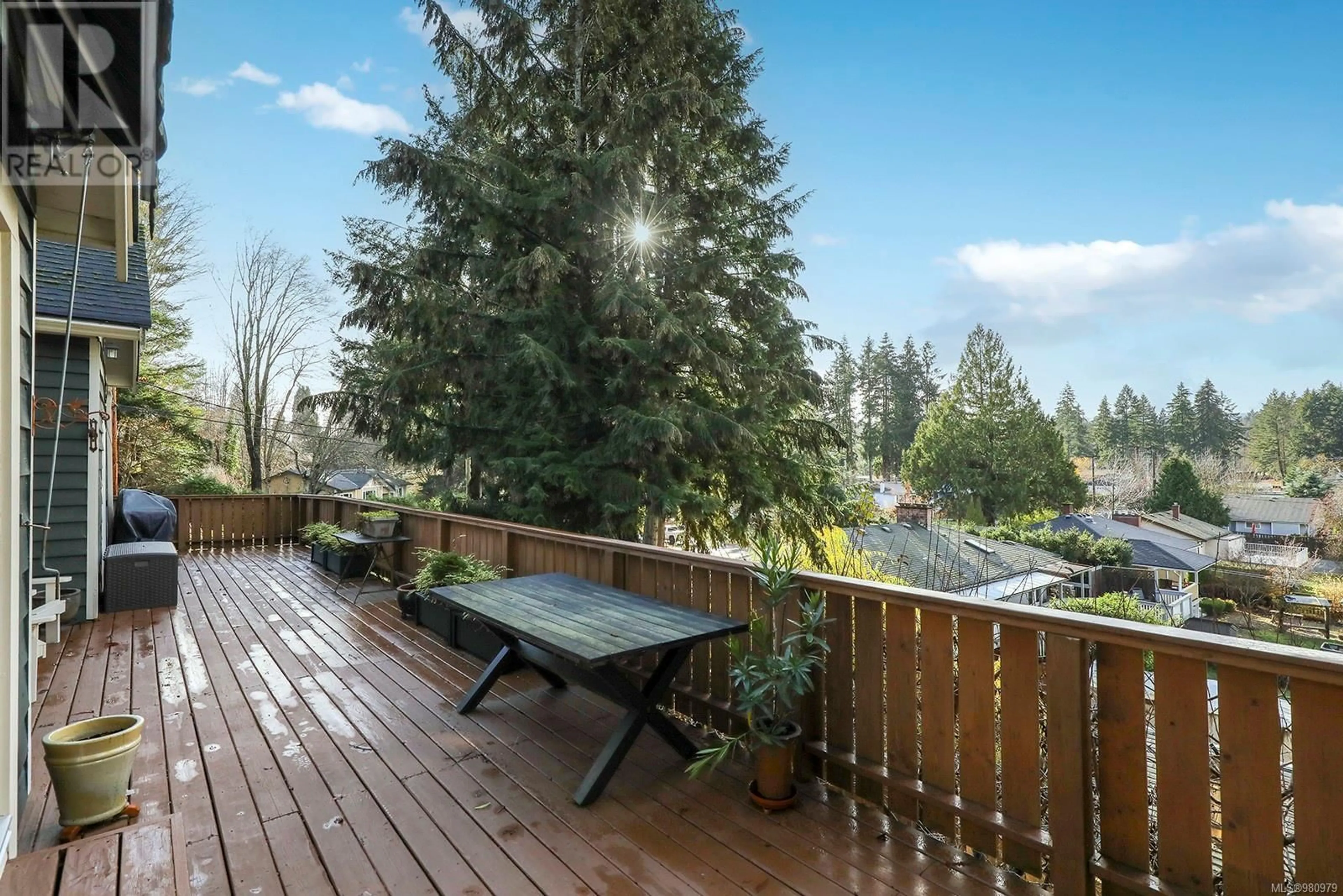 Patio, the fenced backyard for 1055 4th St, Courtenay British Columbia V9N1H6