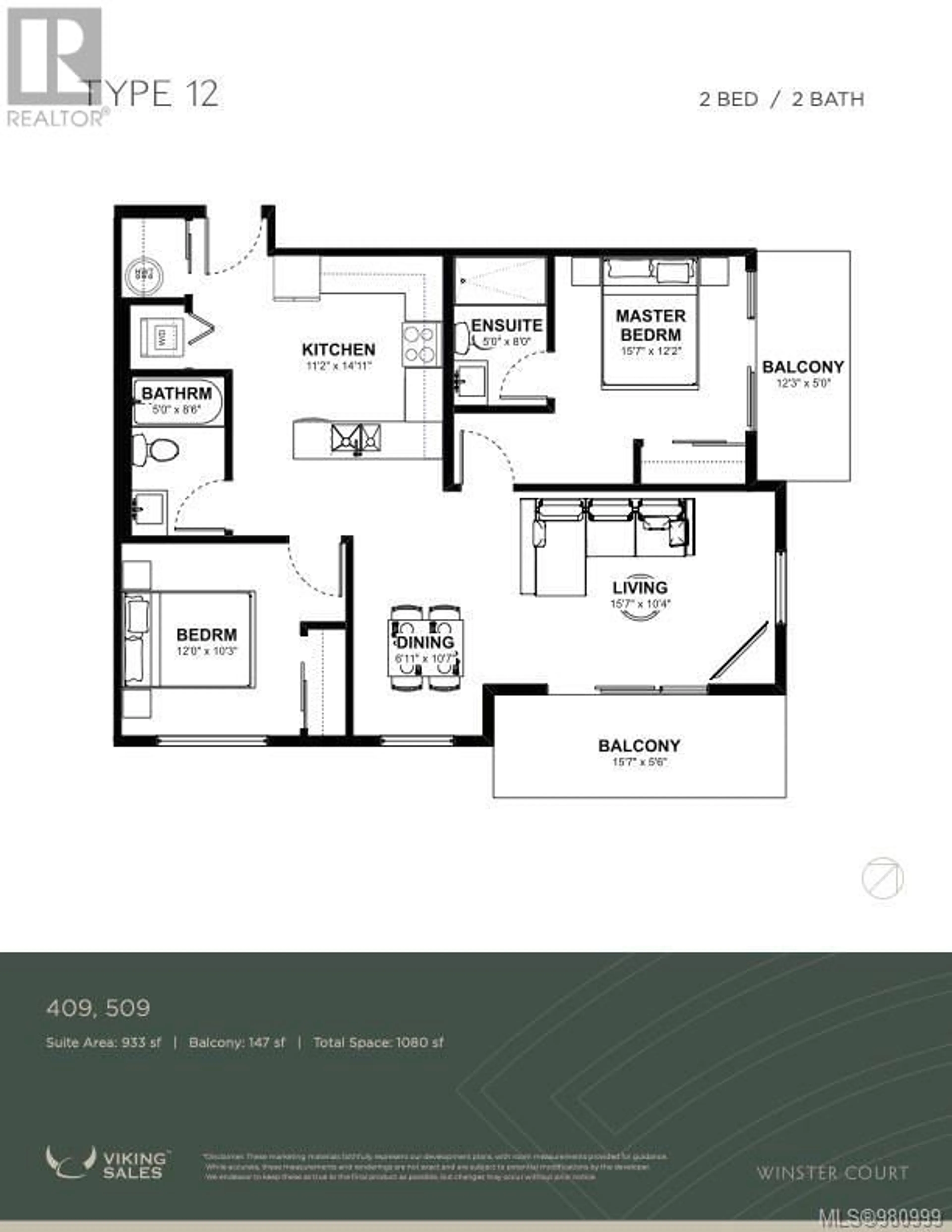 Floor plan for 409 2770 Winster Rd, Langford British Columbia V9B3P5