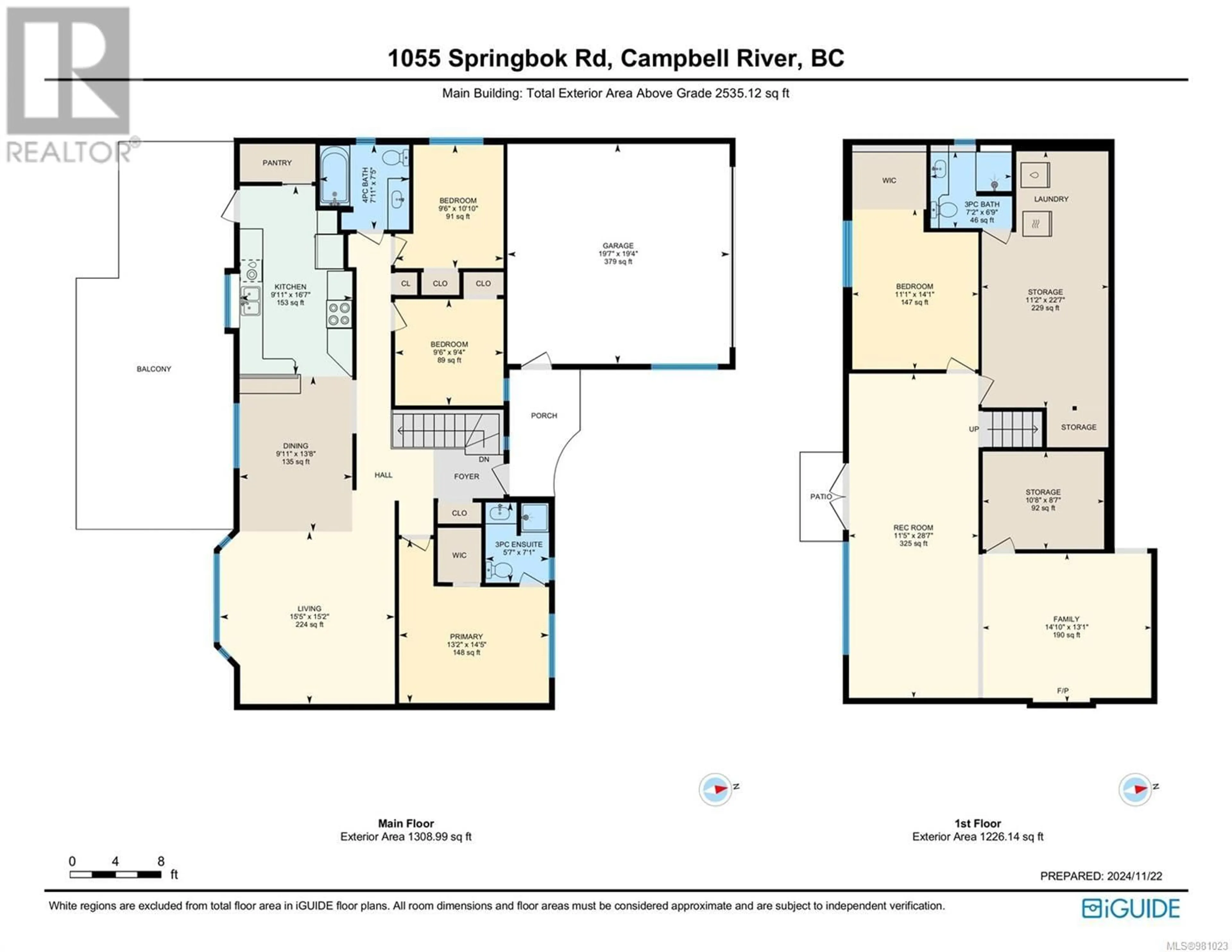 Floor plan for 1055 Springbok Rd, Campbell River British Columbia V9W7G4