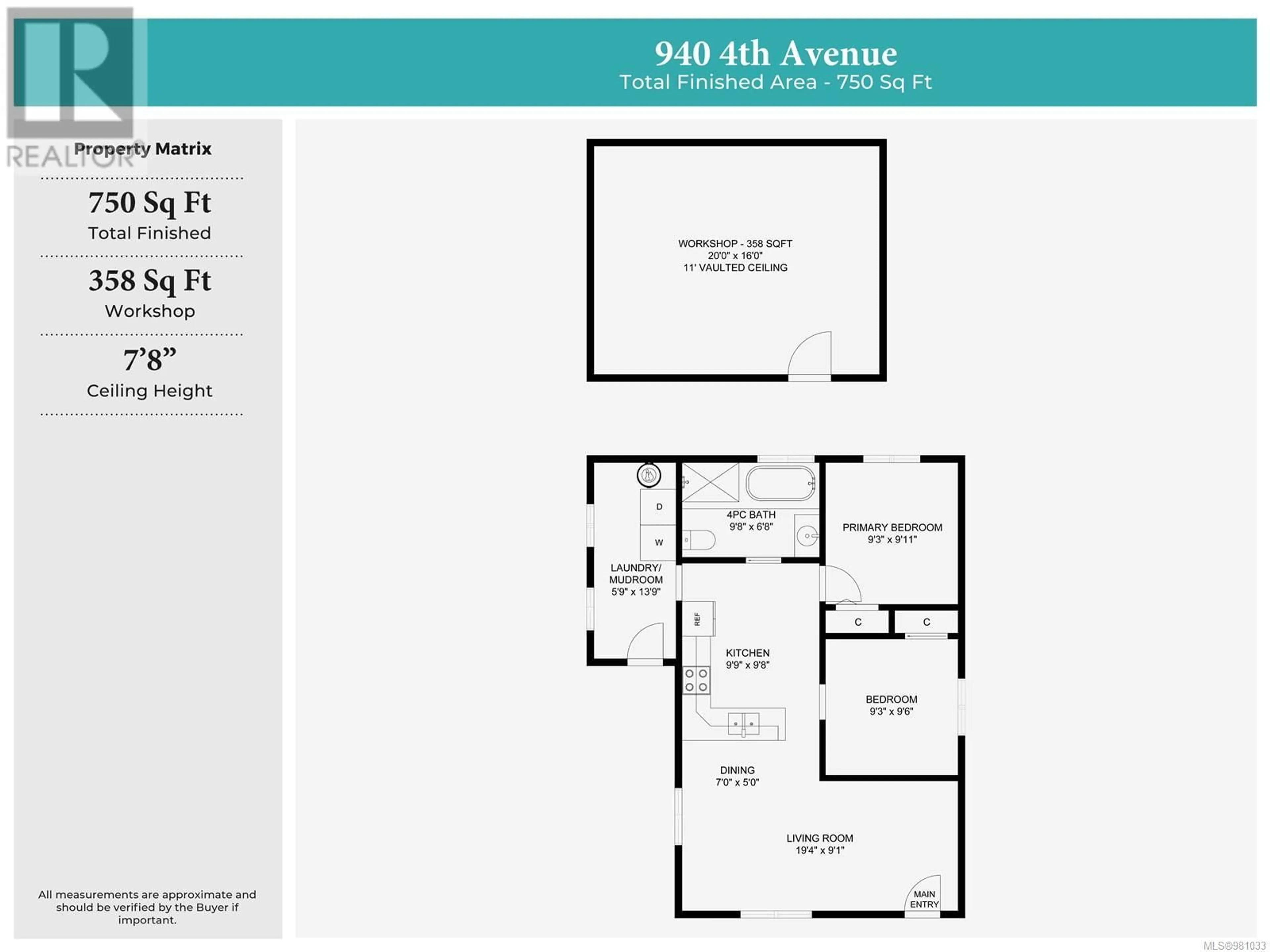 Floor plan for 940 4th Ave, Ladysmith British Columbia V9G1B4