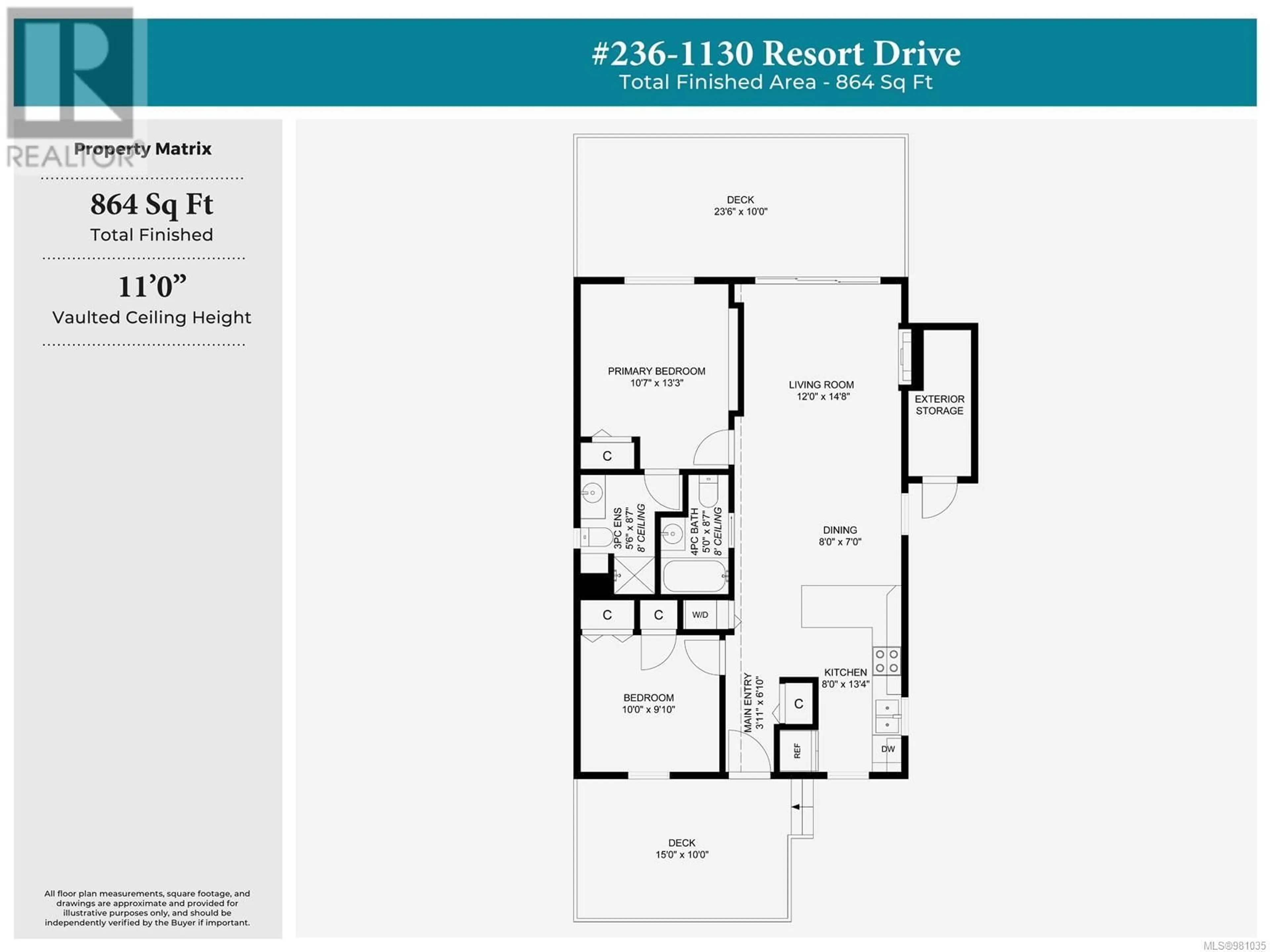 Floor plan for 236 1130 Resort Dr, Parksville British Columbia V9P2E3