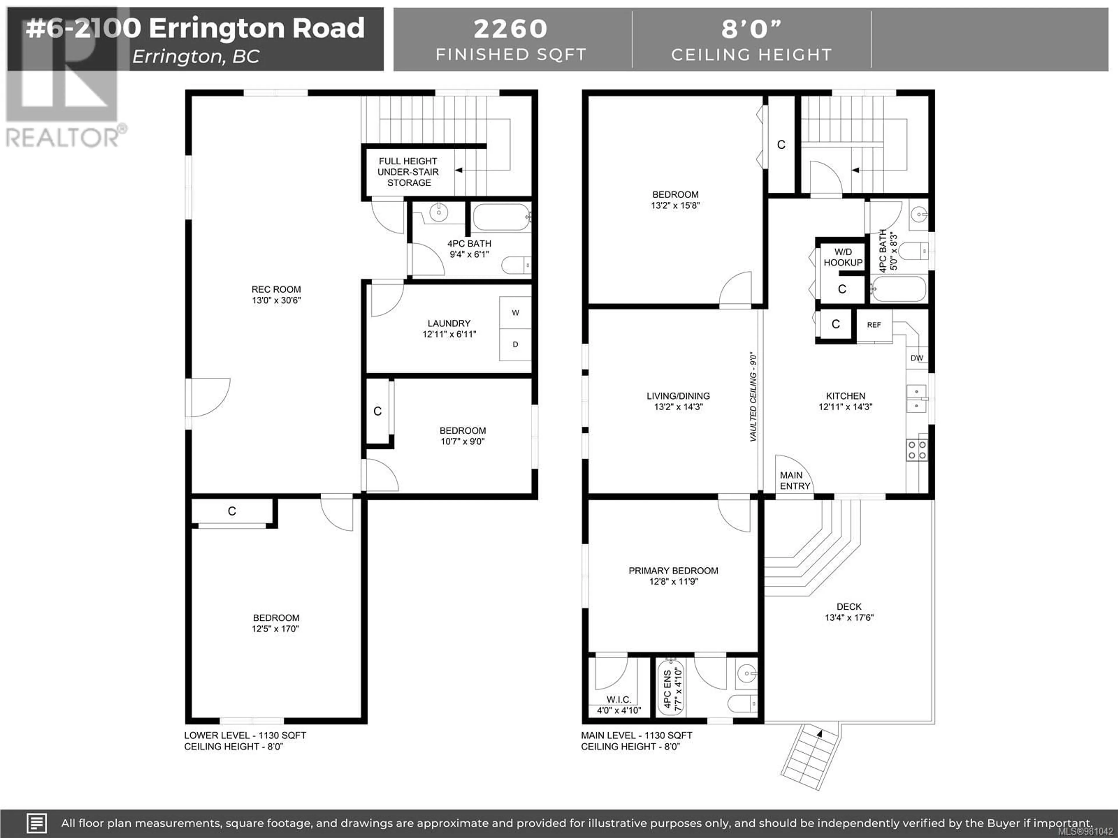 Floor plan for 6 2100 Errington Rd, Errington British Columbia V0R1V0