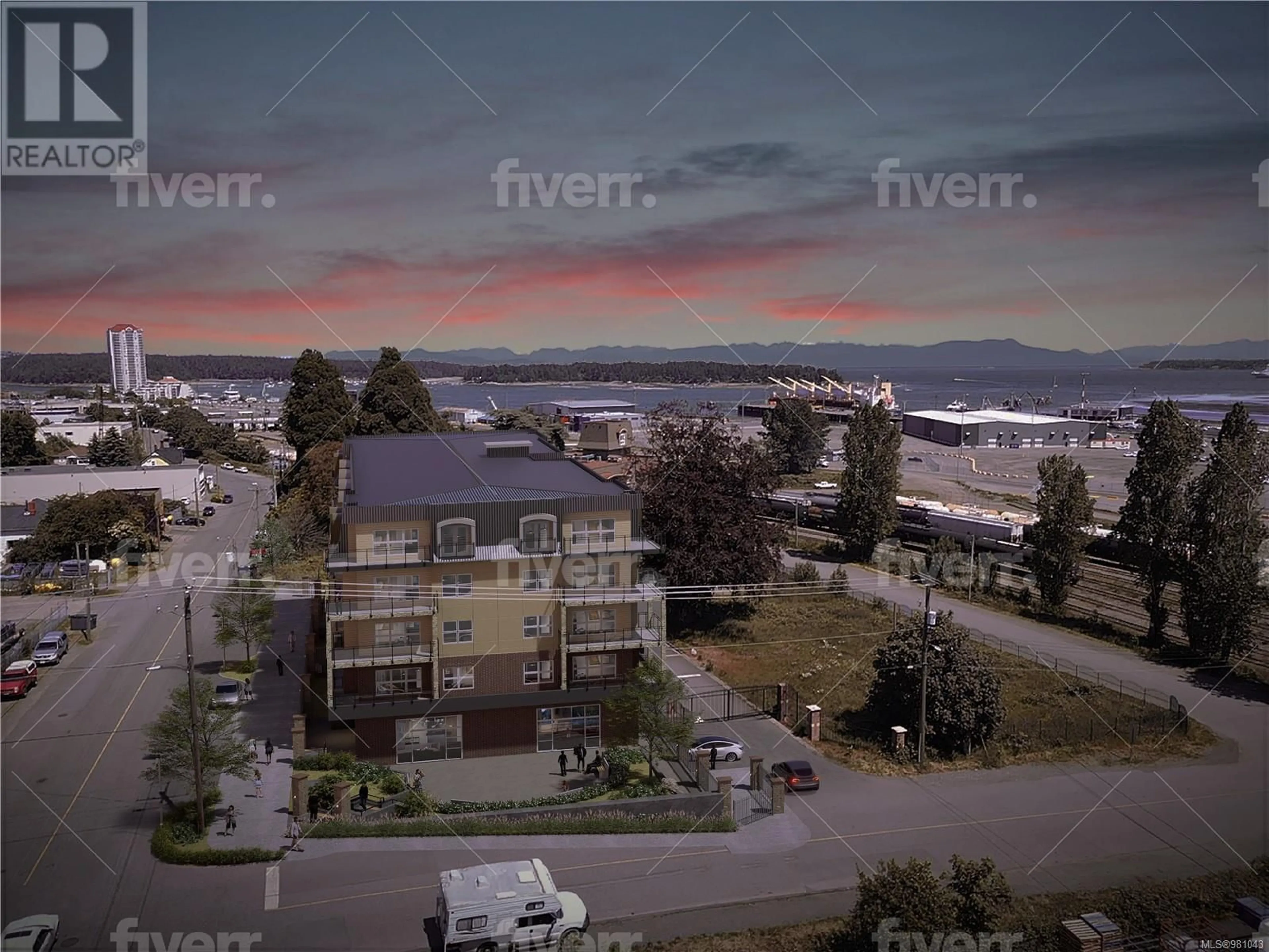 A pic from exterior of the house or condo, the street view for 310 155 Fry St, Nanaimo British Columbia V9R0H6