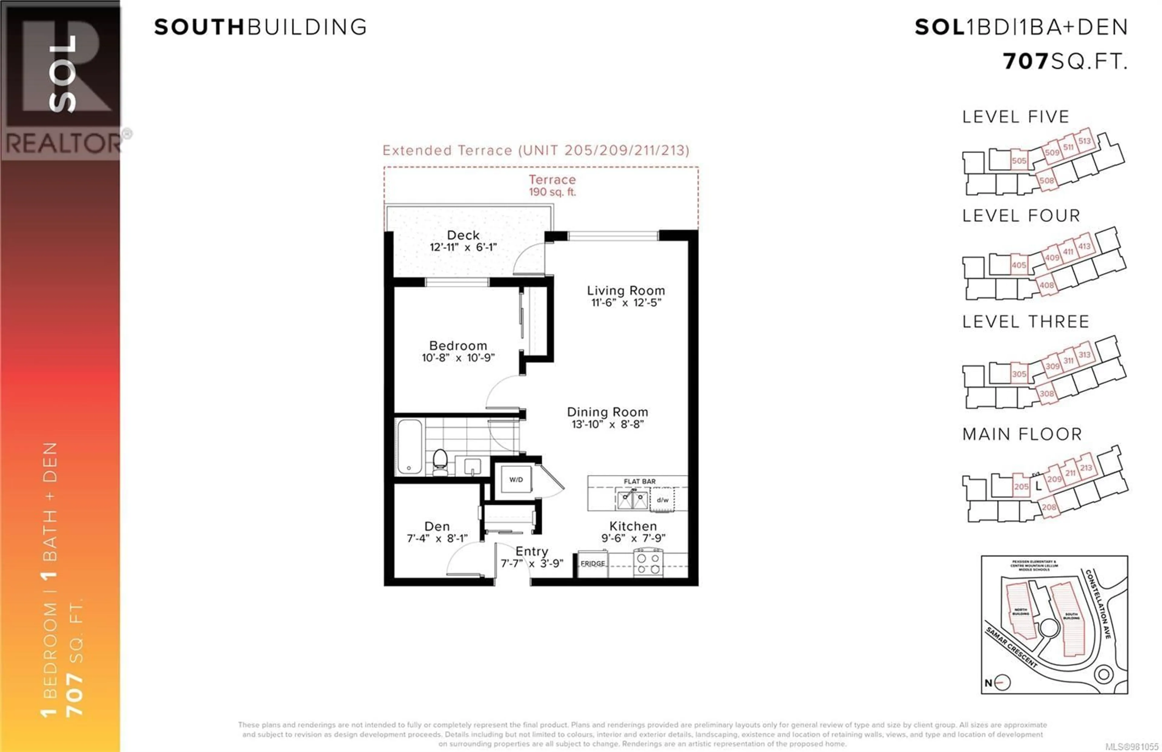 Floor plan for 411 1110 Samar Cres, Langford British Columbia V9B7B2