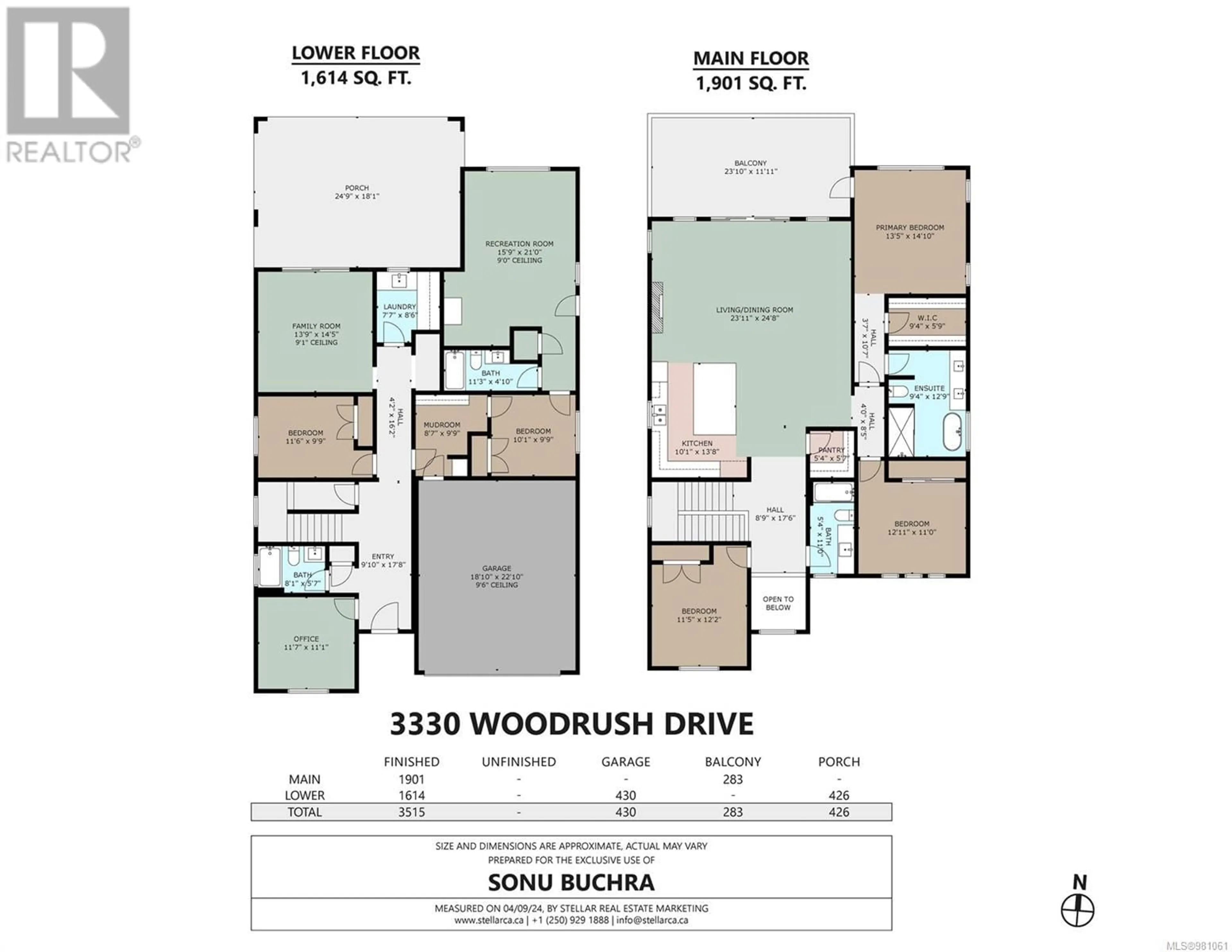 Floor plan for 3330 Woodrush Dr, Duncan British Columbia V1L0M5