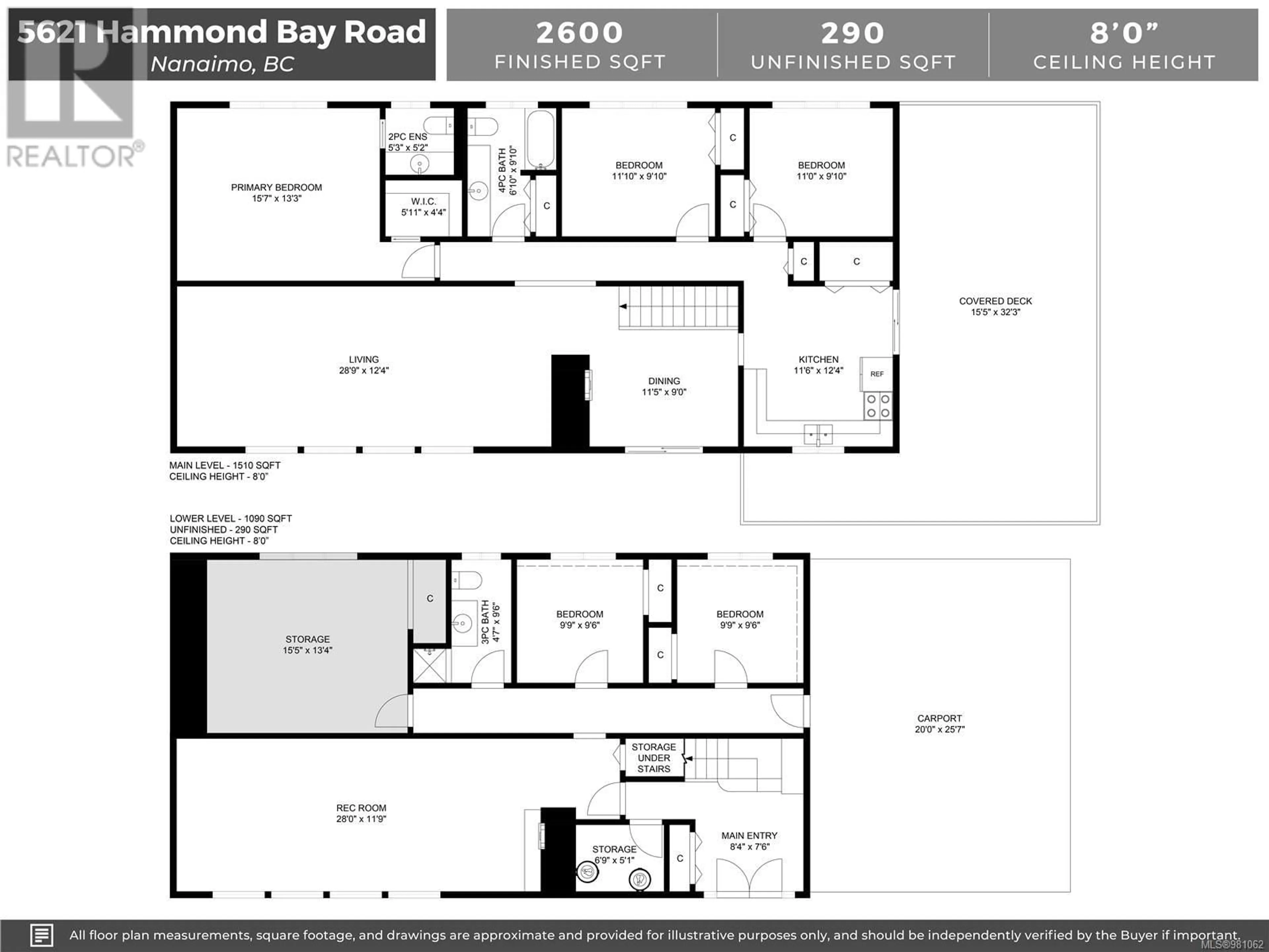 Floor plan for 5611/5621 Hammond Bay Rd, Nanaimo British Columbia V9T5N2