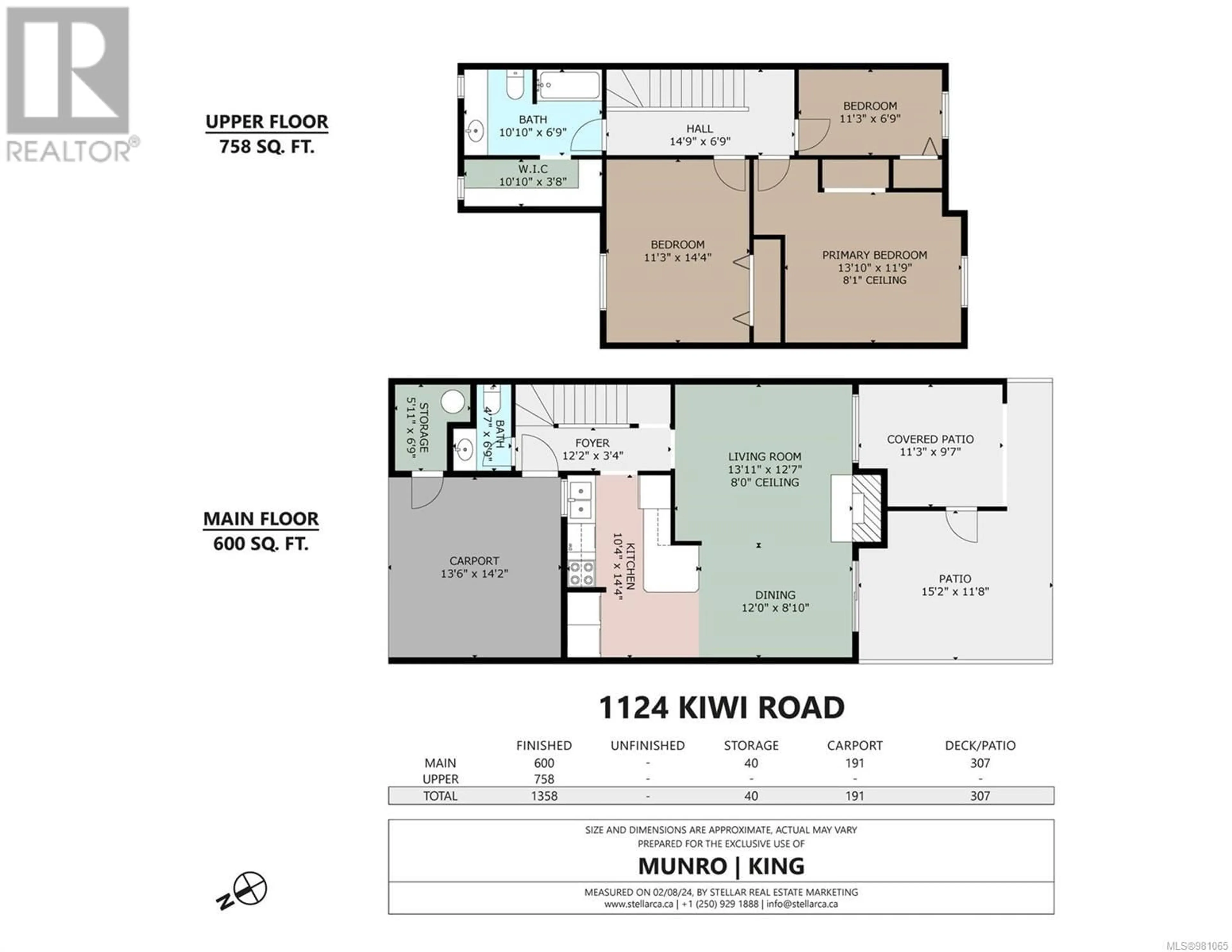 Floor plan for 1124 Kiwi Rd, Langford British Columbia V9B5C1