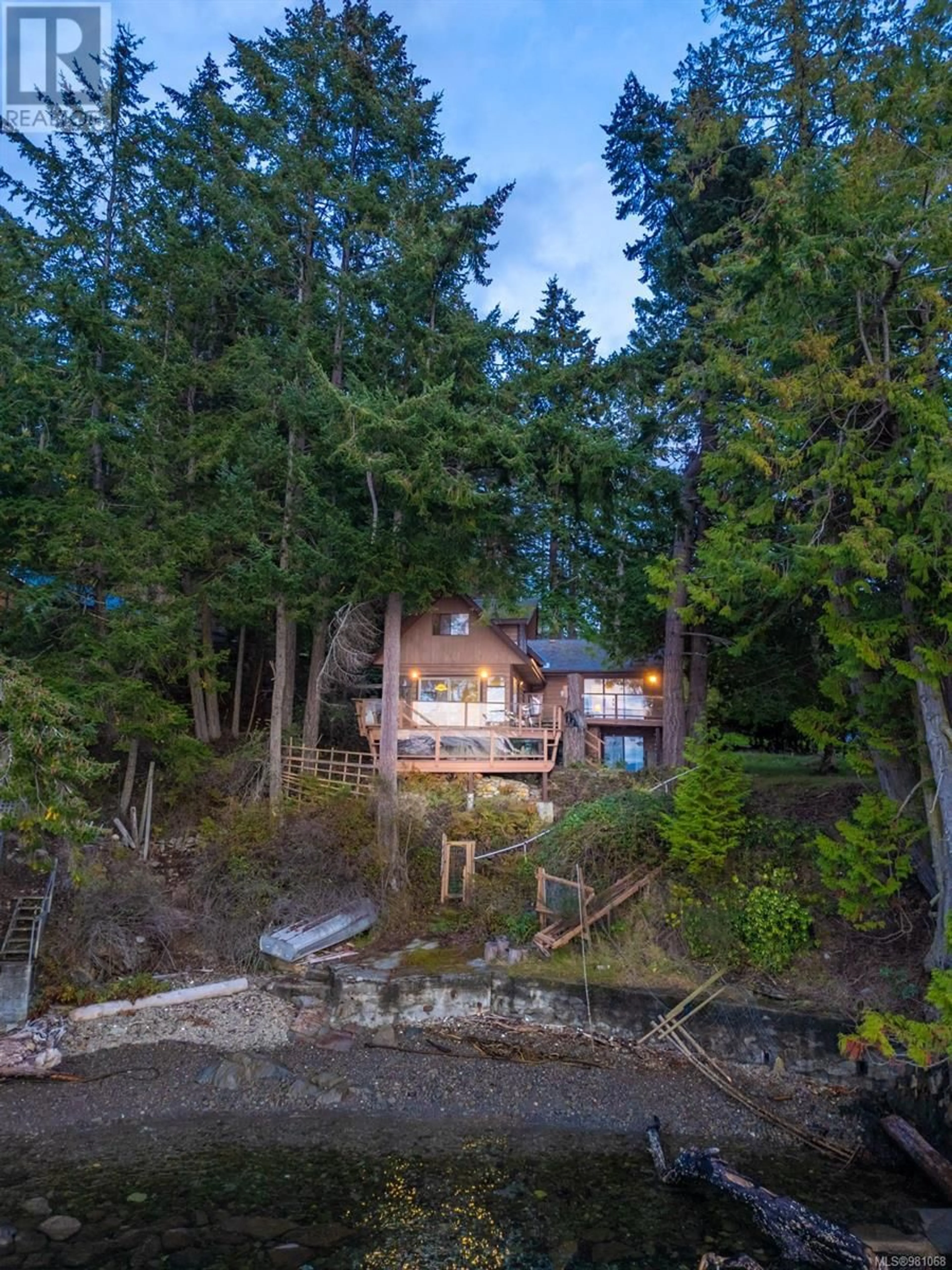 Frontside or backside of a home, cottage for 1603 Treasure Cres, Pender Island British Columbia V0N2M0