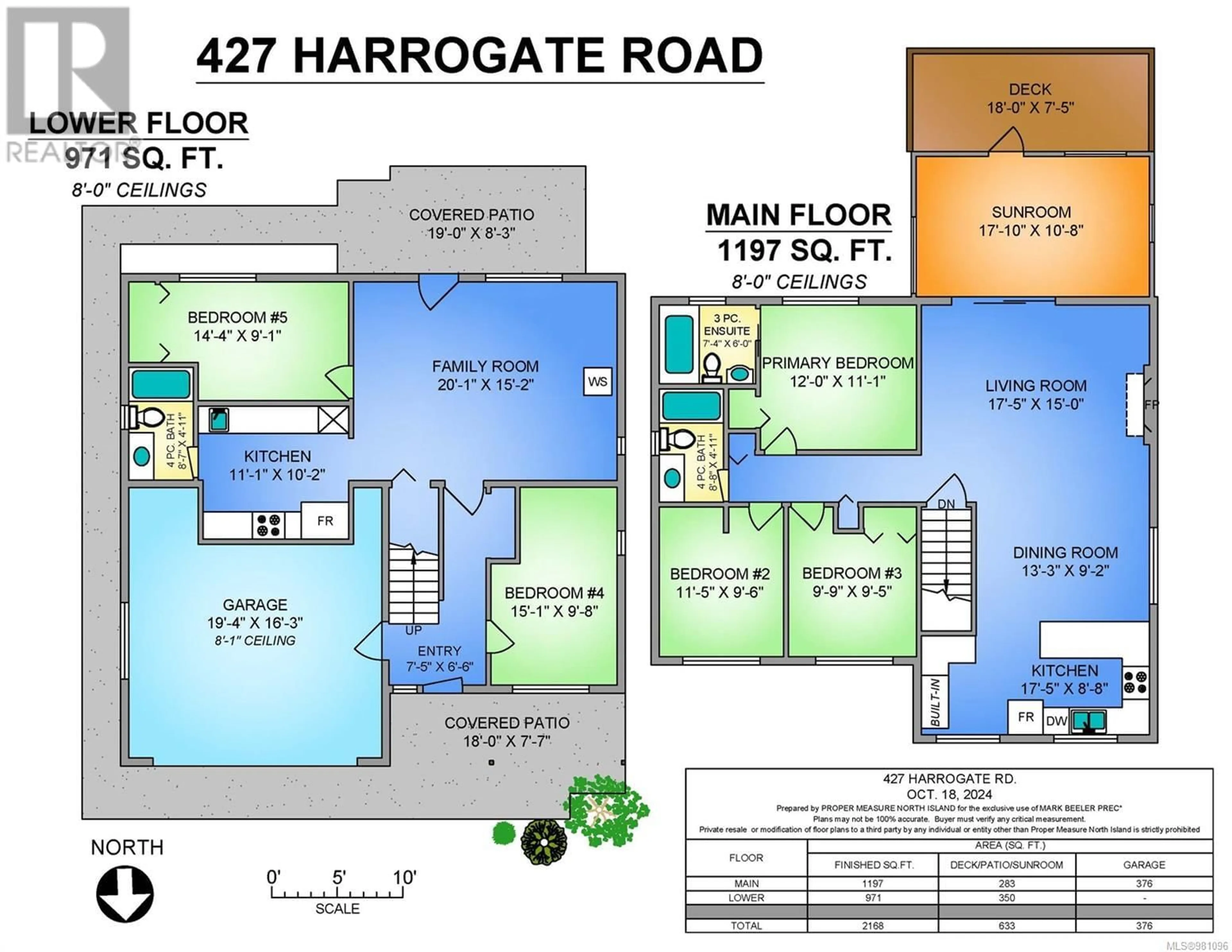 Floor plan for 427 HARROGATE ROAD, Campbell River British Columbia V9W1W1