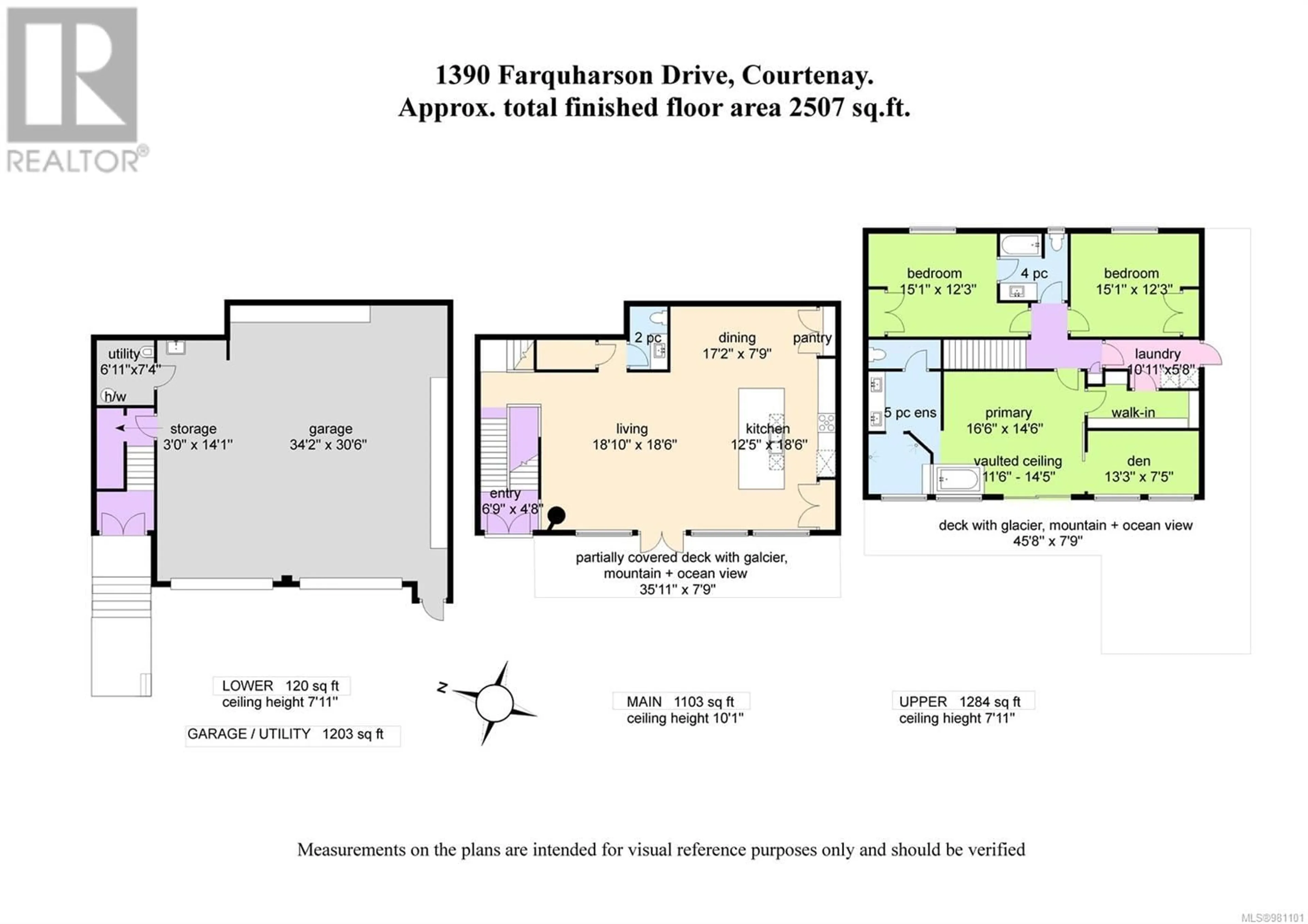 Floor plan for 1390 Farquharson Dr, Courtenay British Columbia V9N9A4