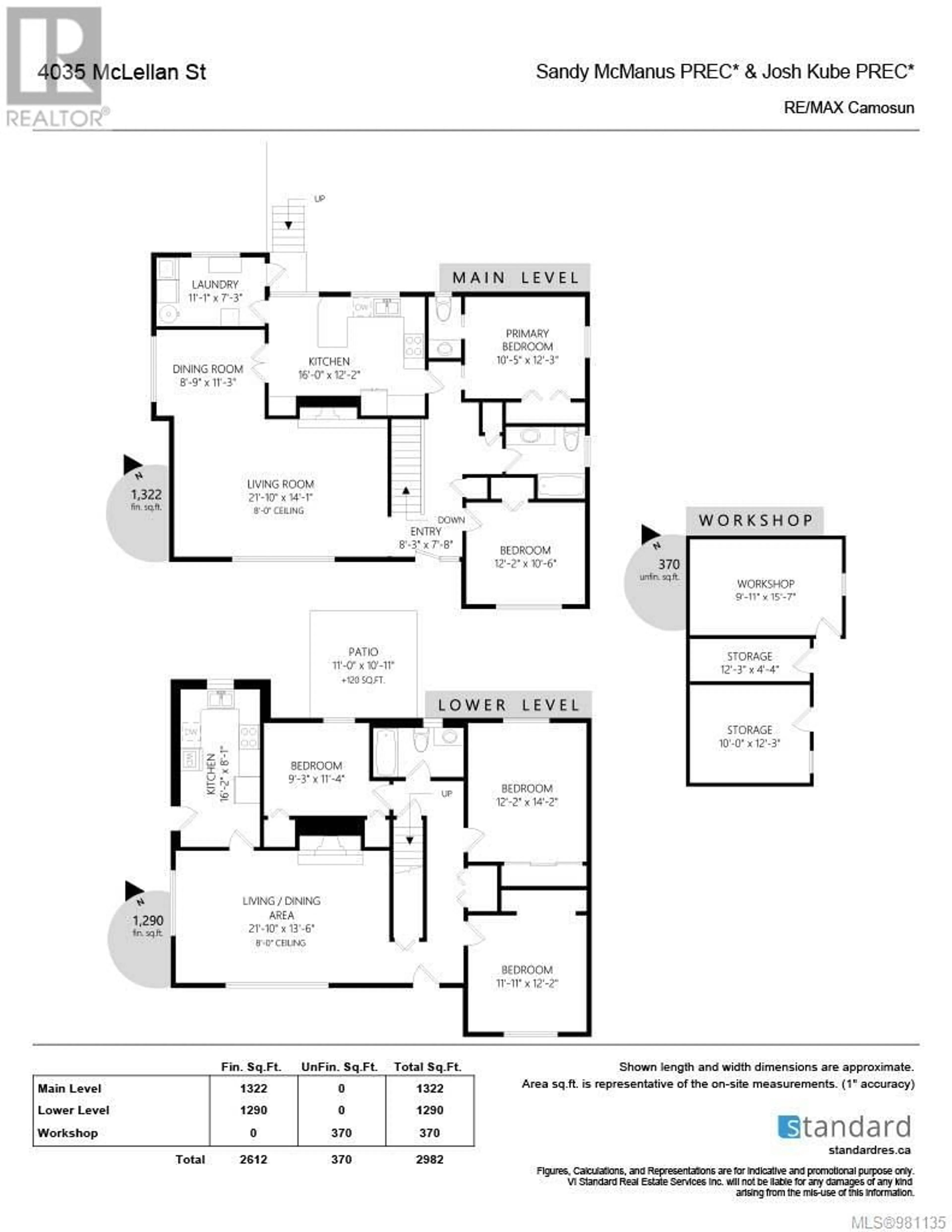 Floor plan for 4035 McLellan St, Saanich British Columbia V8Z3Y5