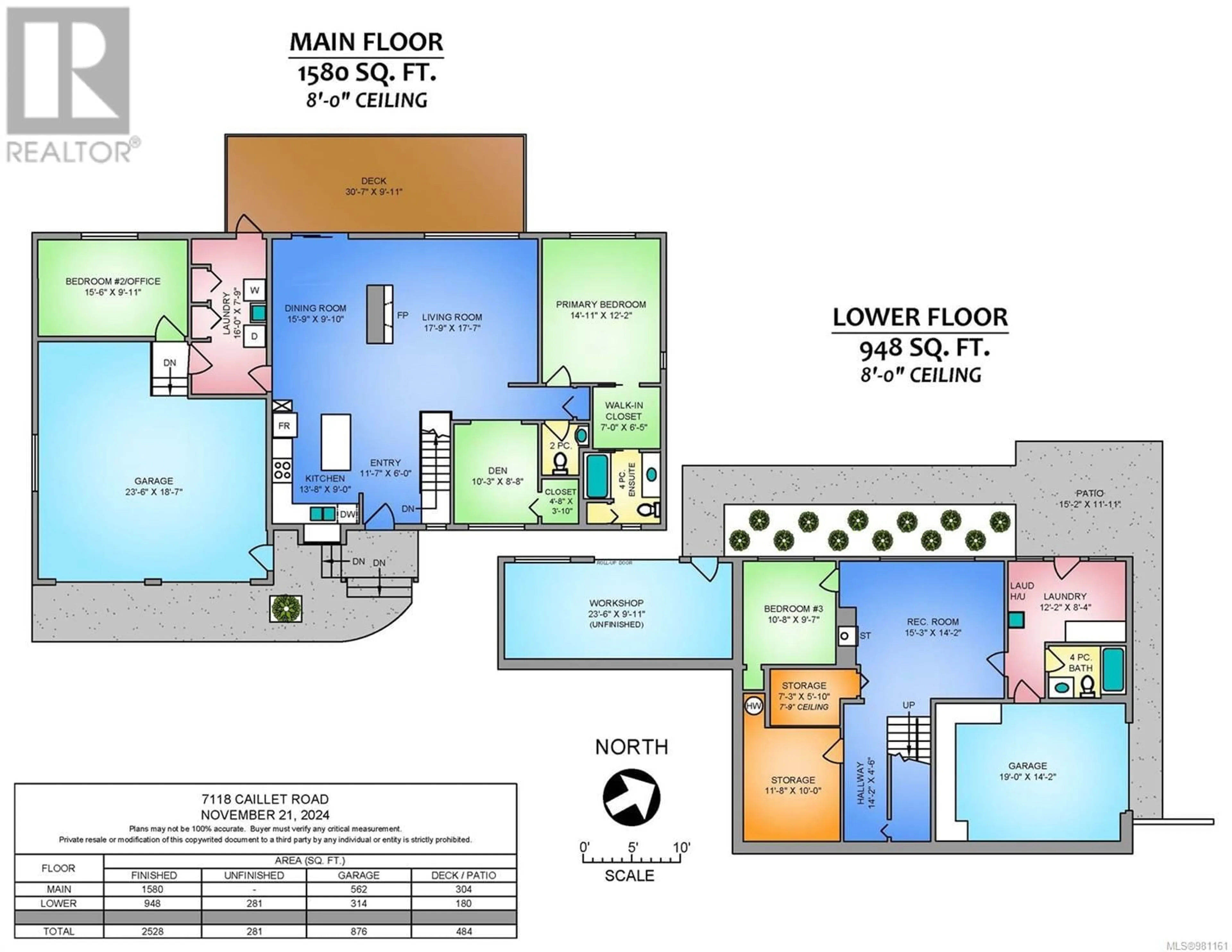 Floor plan for 7118 Caillet Rd, Lantzville British Columbia V0R2H0