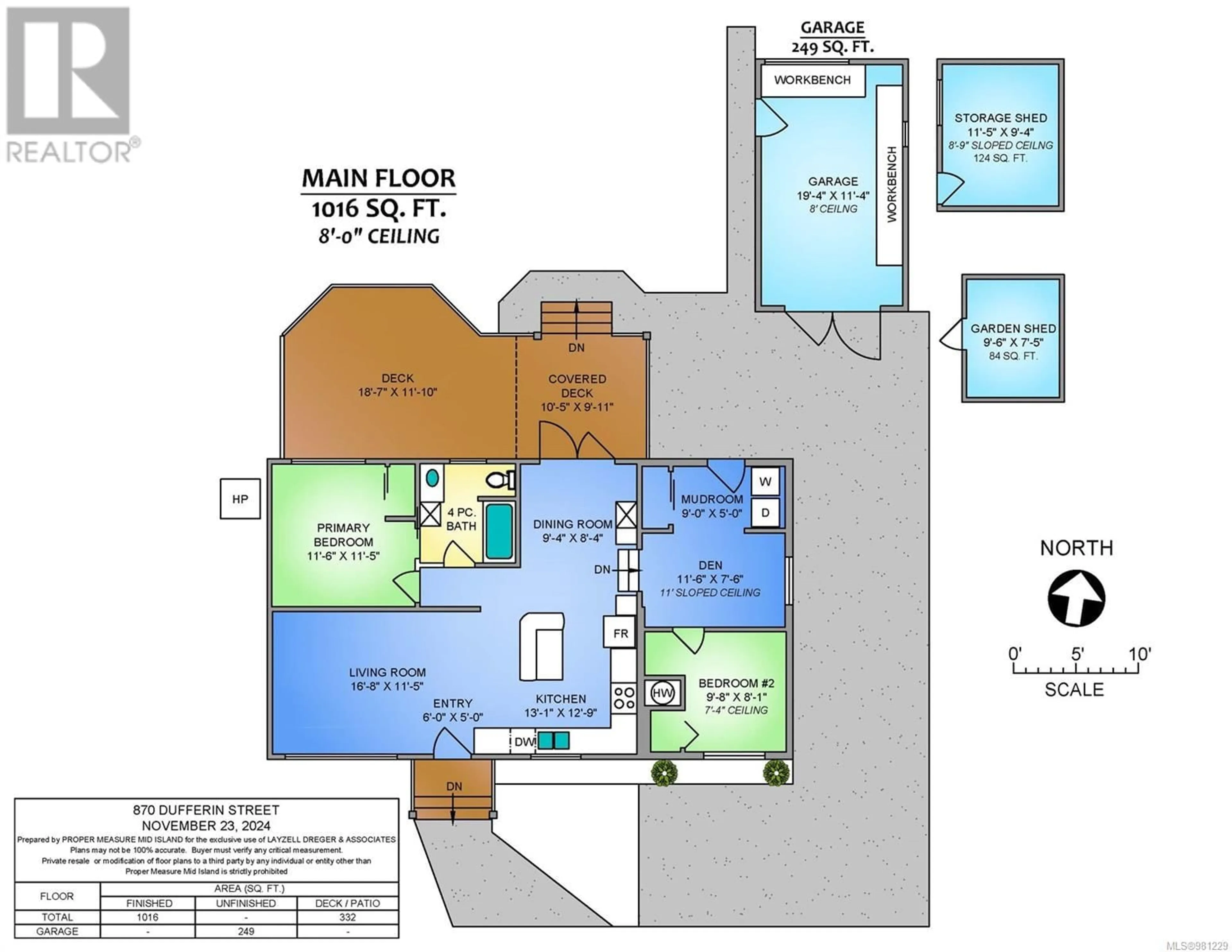 Floor plan for 870 Dufferin St, Nanaimo British Columbia V9S2B1