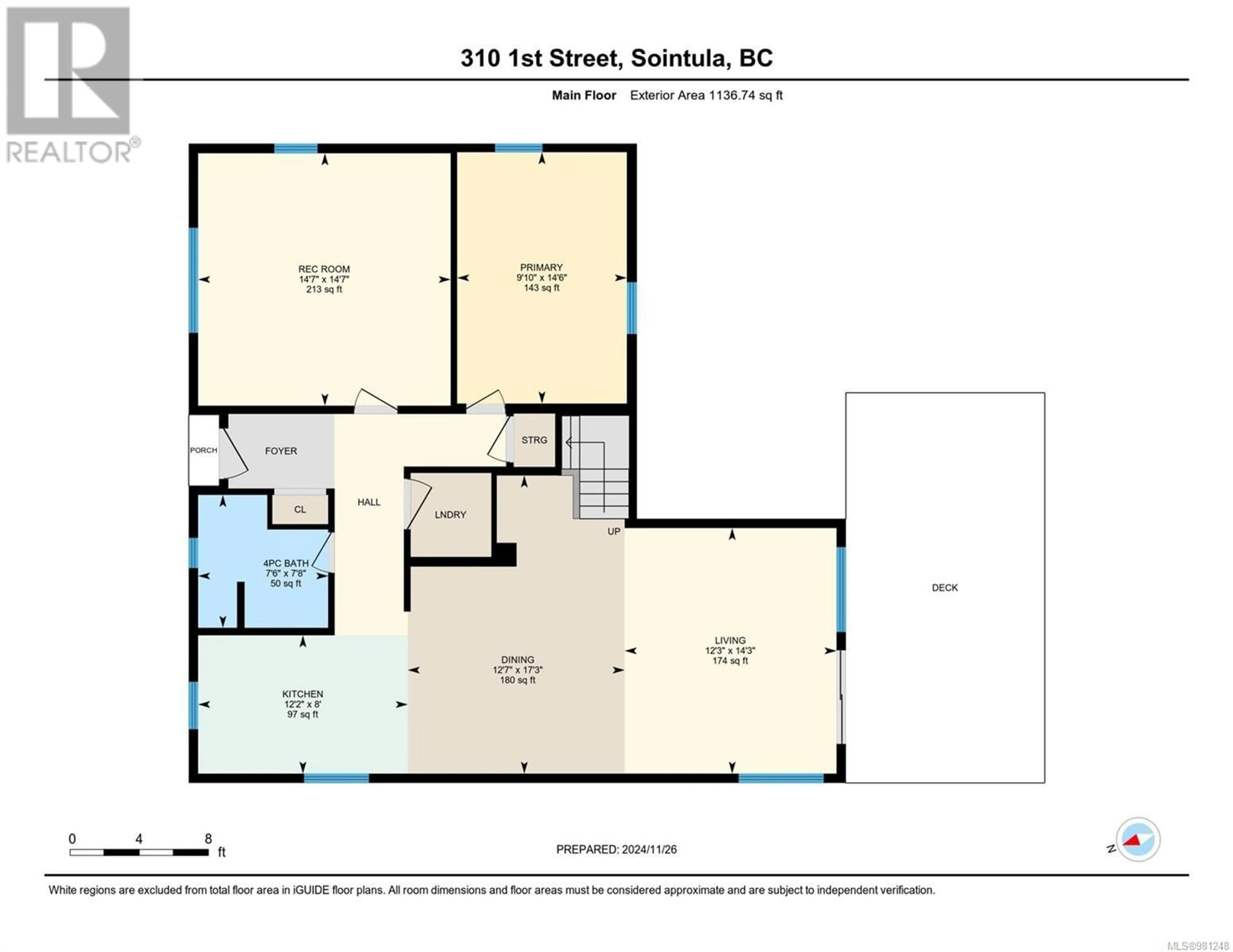 Floor plan for 310 1st St, Sointula British Columbia V0N3E0