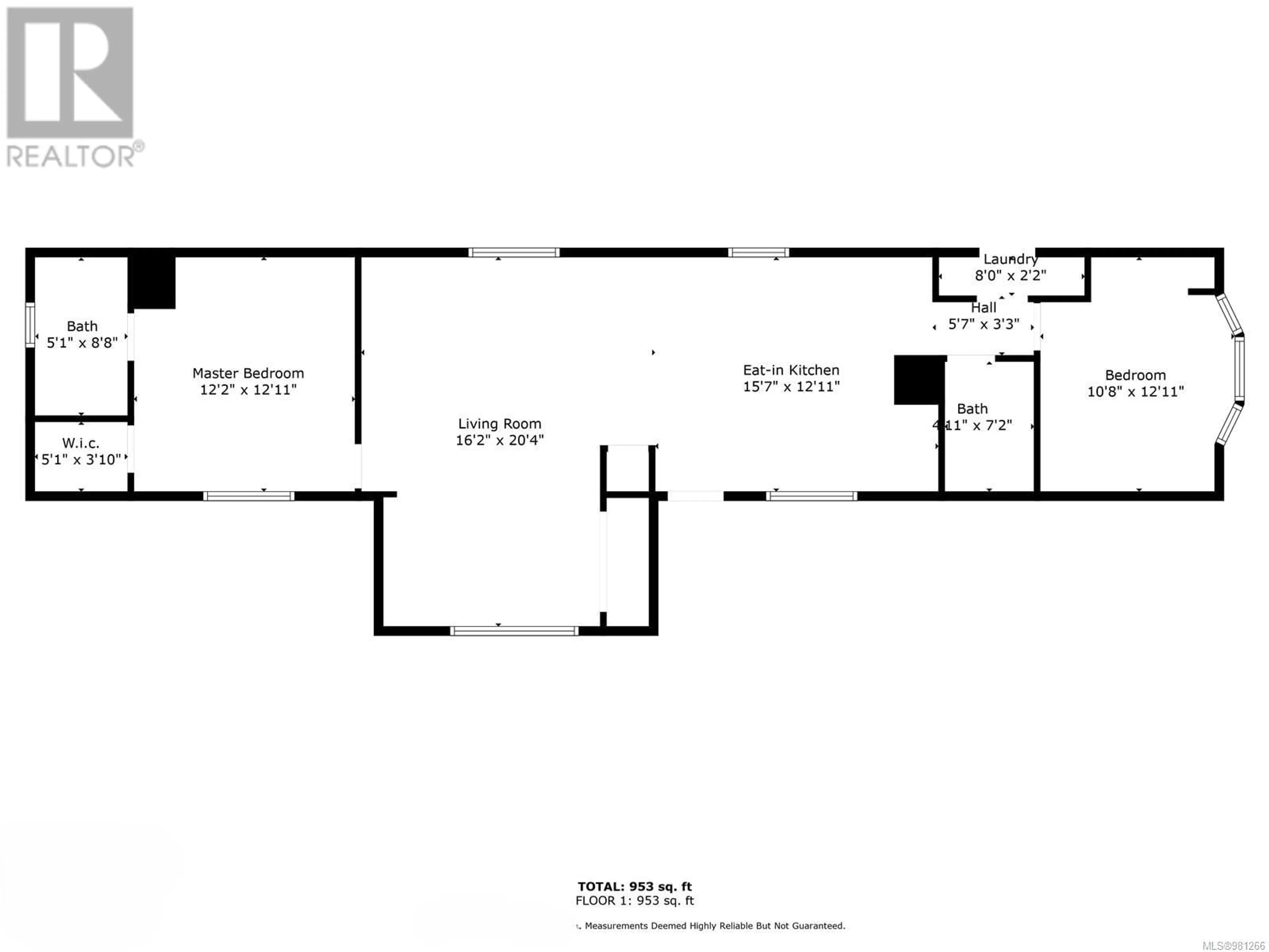 Floor plan for 8 3859 Wood Ave, Port Alberni British Columbia V9Y7P9