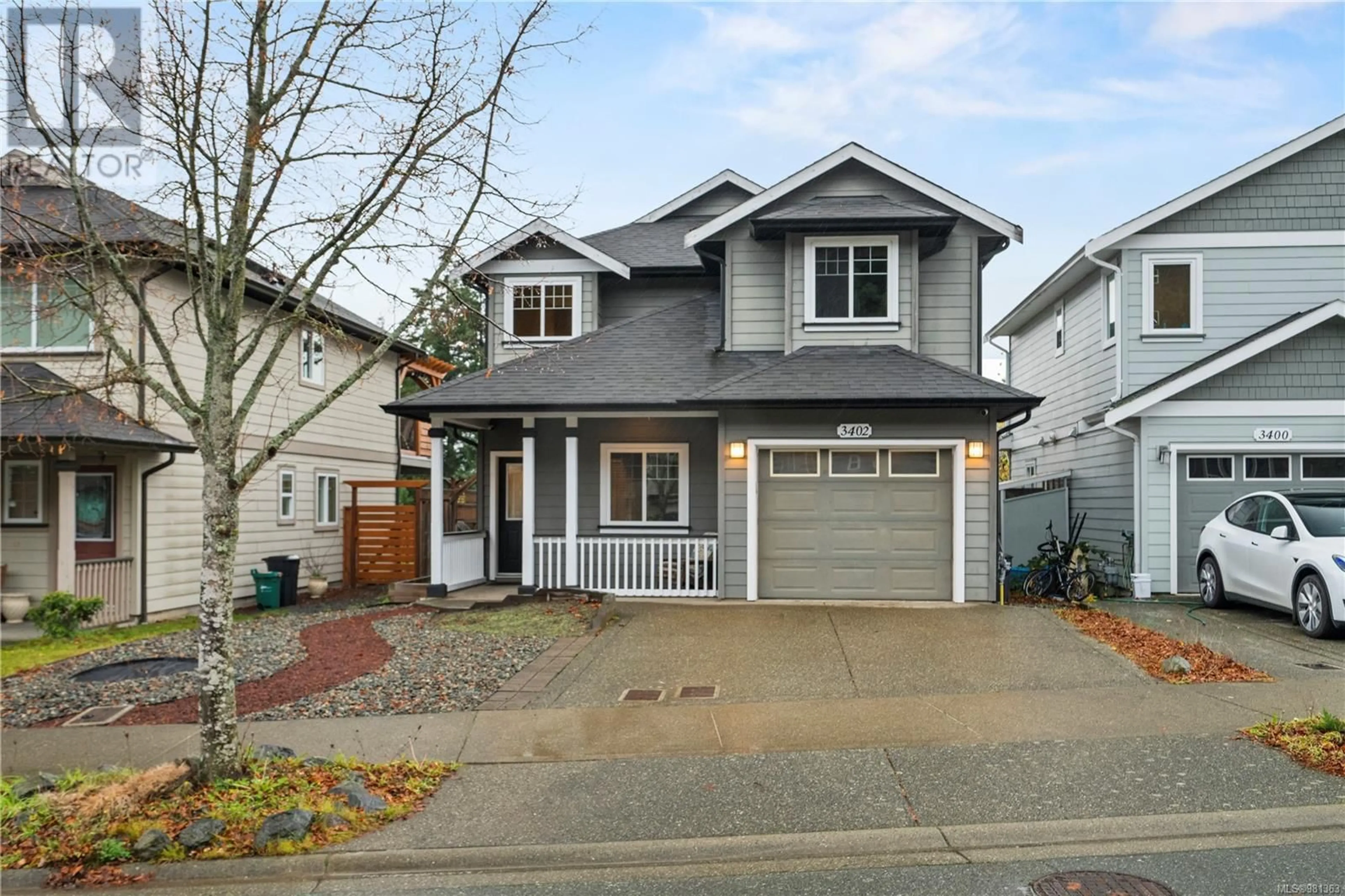 Frontside or backside of a home, the street view for 3402 Turnstone Dr, Langford British Columbia V9C0B4