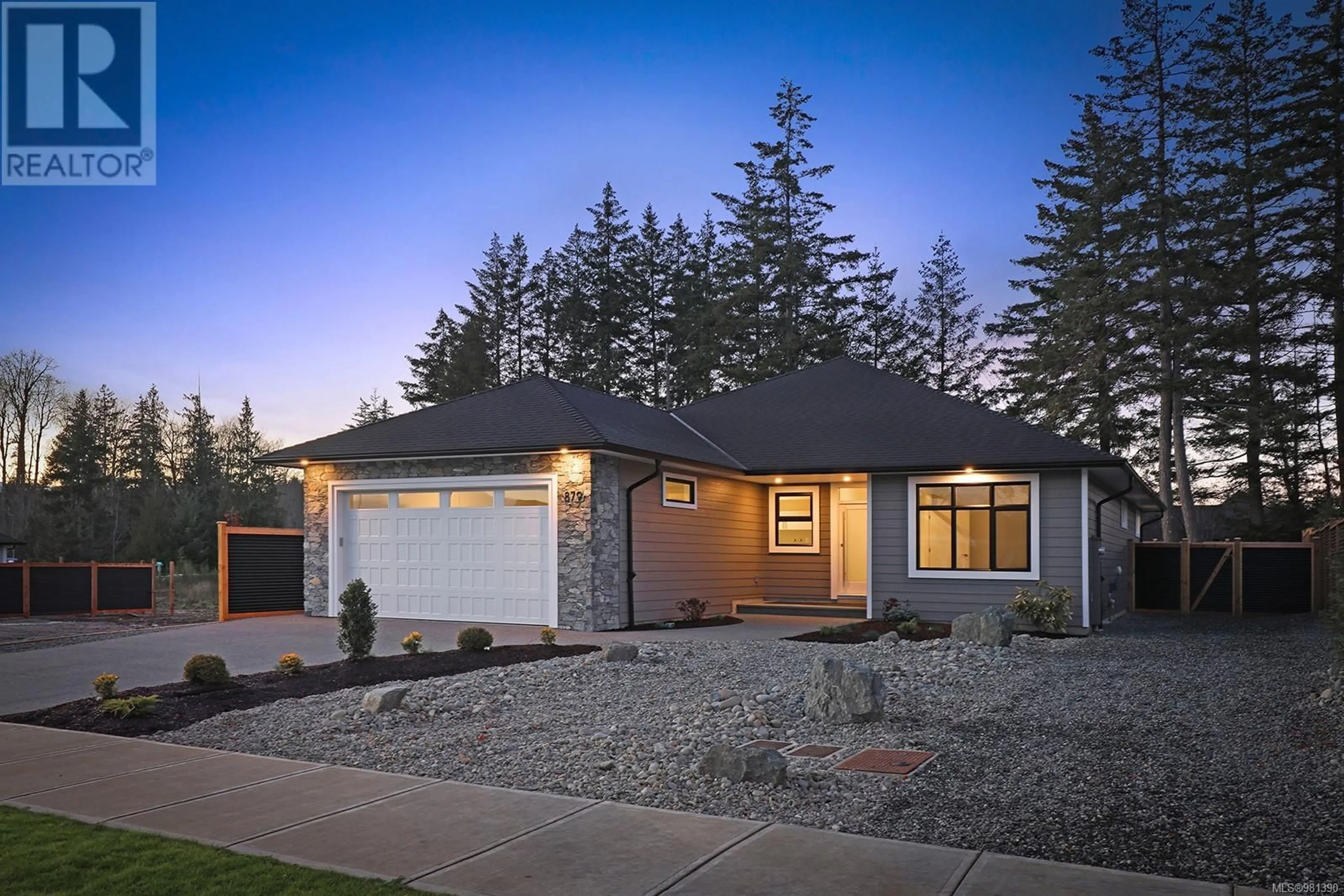 Home with brick exterior material, street for 879 HERCULES PLACE, Comox British Columbia V9M0C8