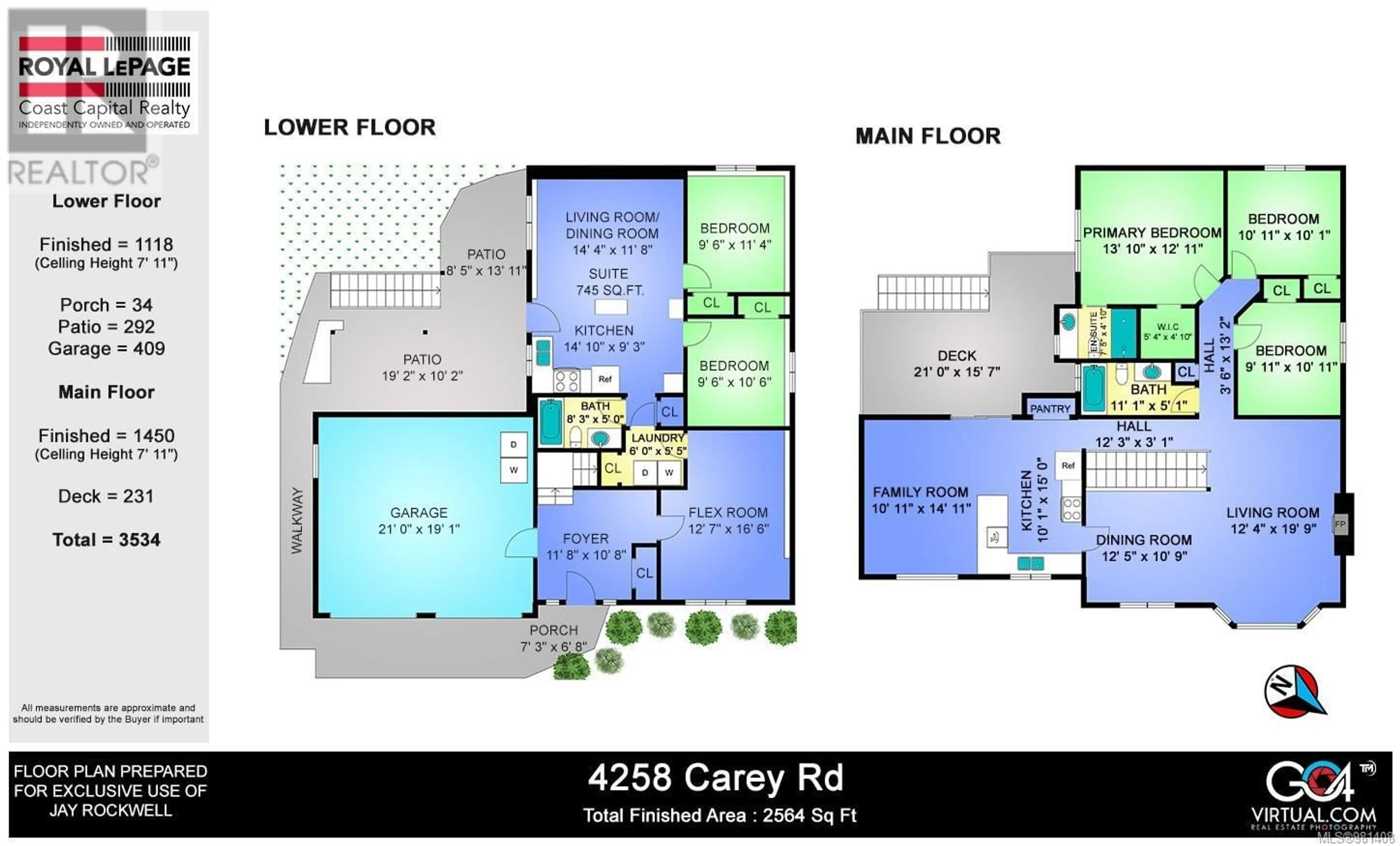 Floor plan for 4258 Carey Rd, Saanich British Columbia V8Z4H2