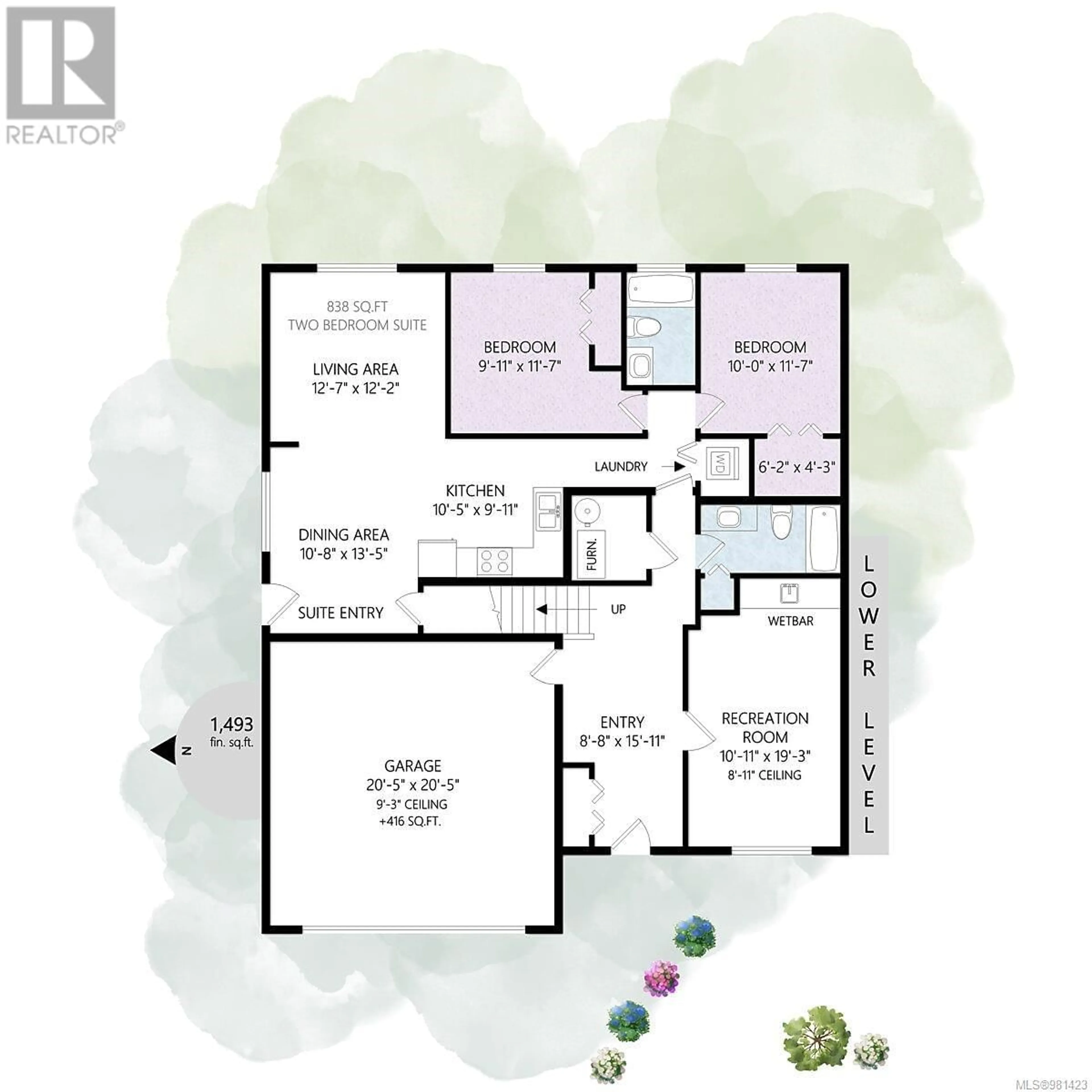 Floor plan for 3765 Marjorie Way, Nanaimo British Columbia V9T0K3