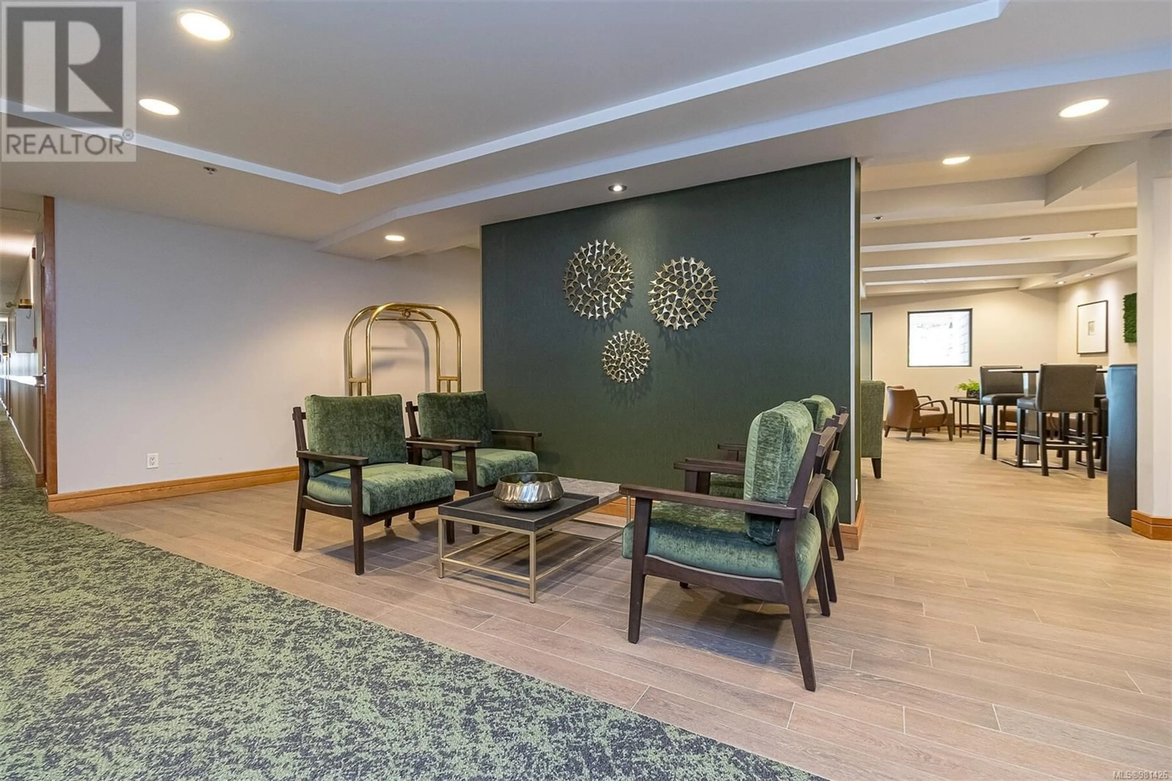 Indoor lobby, wood floors for 306/308 C 1376 Lynburne Pl, Langford British Columbia V9B6S1