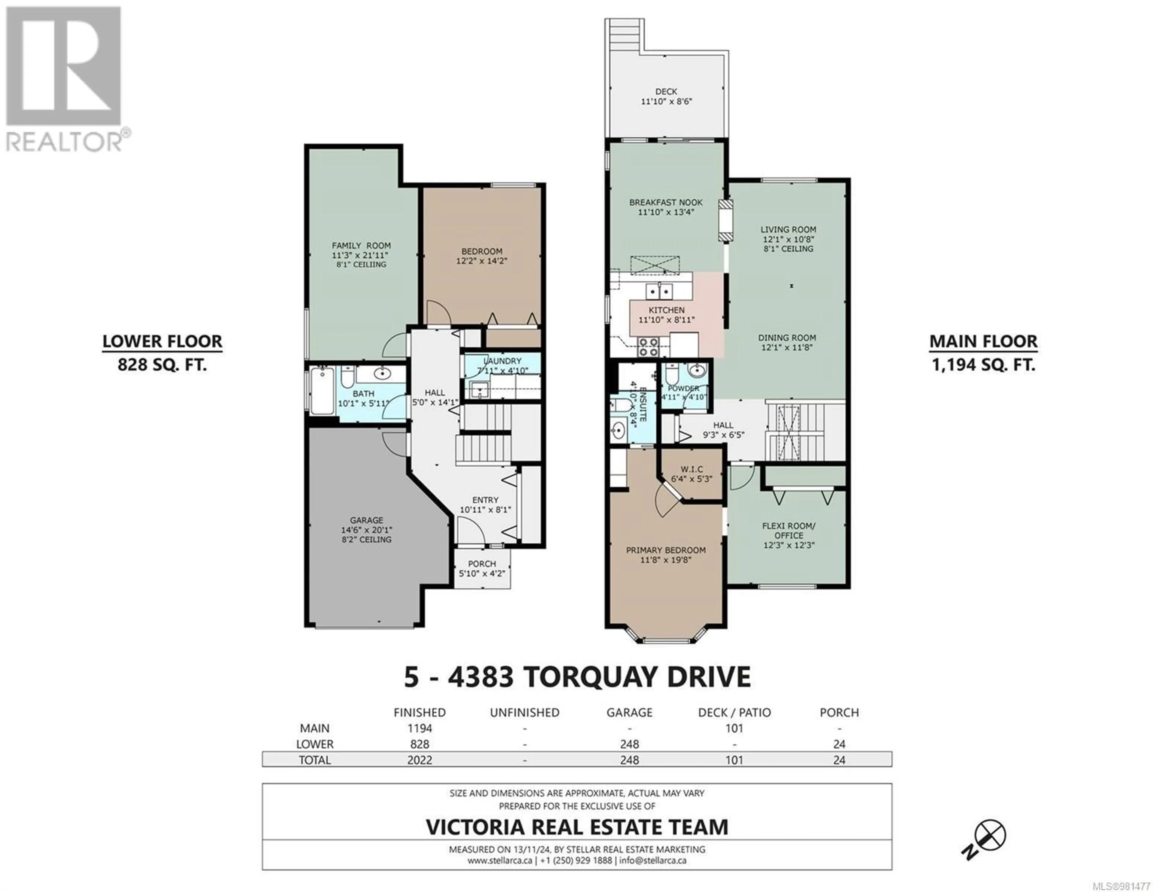 Floor plan for 5 4383 Torquay Dr, Saanich British Columbia V8N3L3