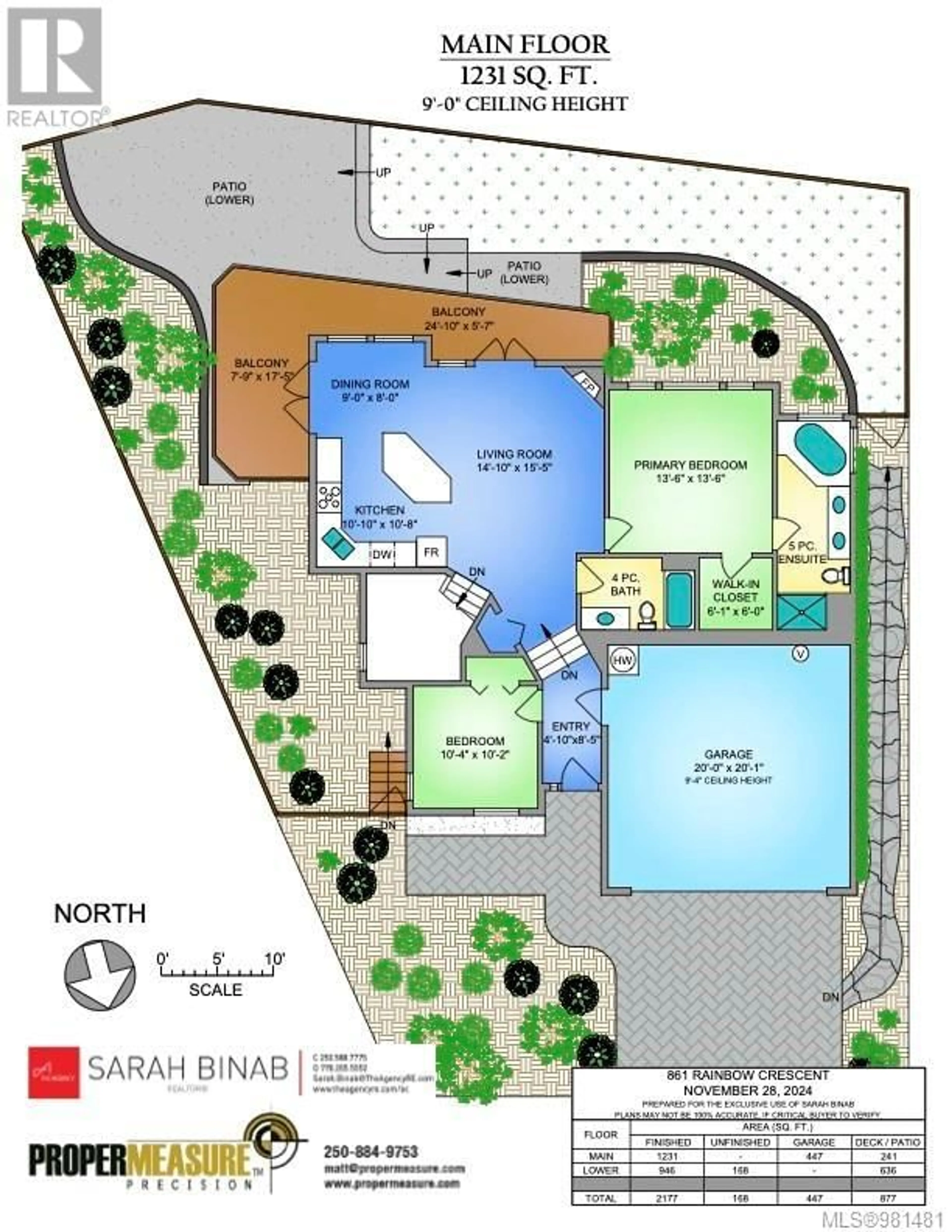 Floor plan for 861 Rainbow Cres, Saanich British Columbia V8X5M2