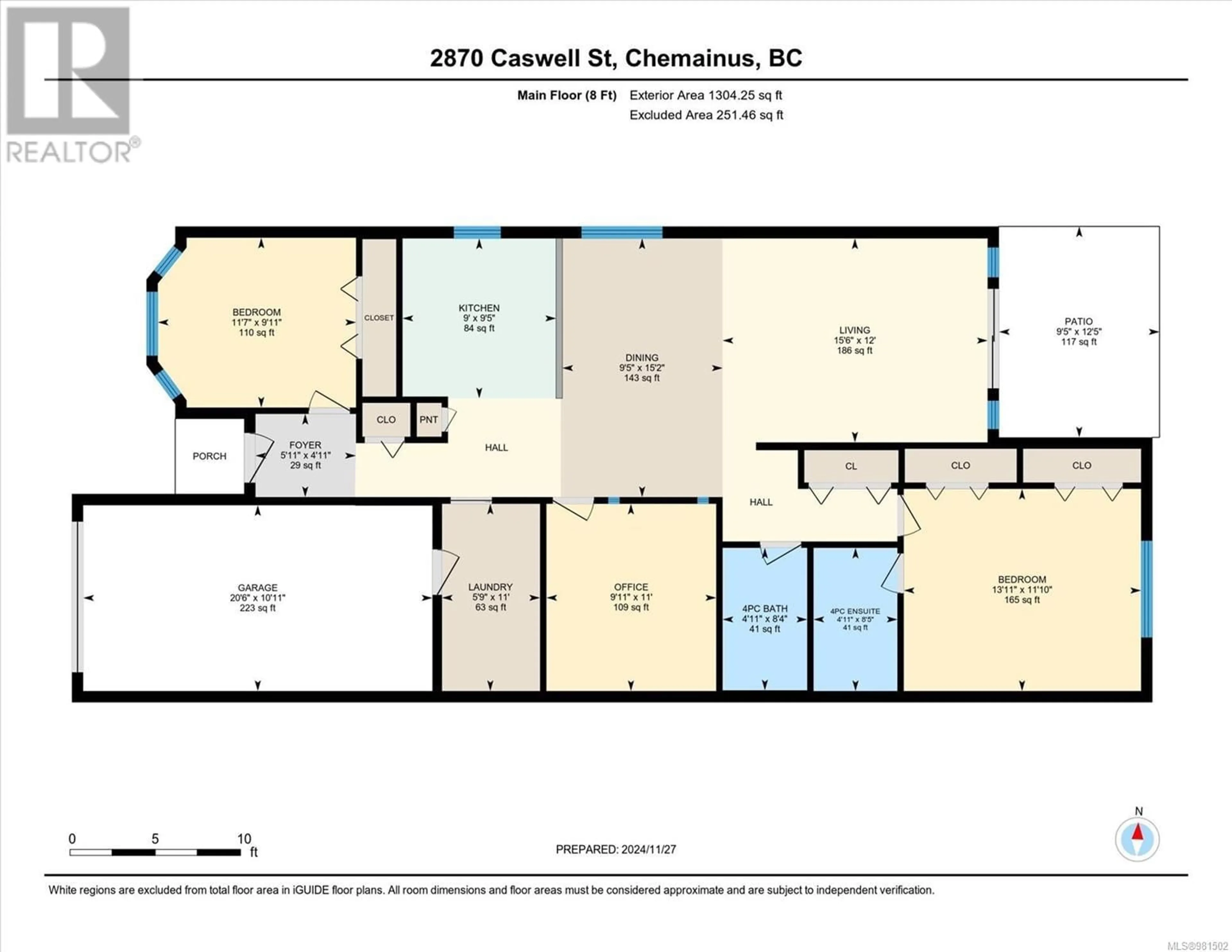 Floor plan for 2870 Caswell St, Chemainus British Columbia V0R2K3