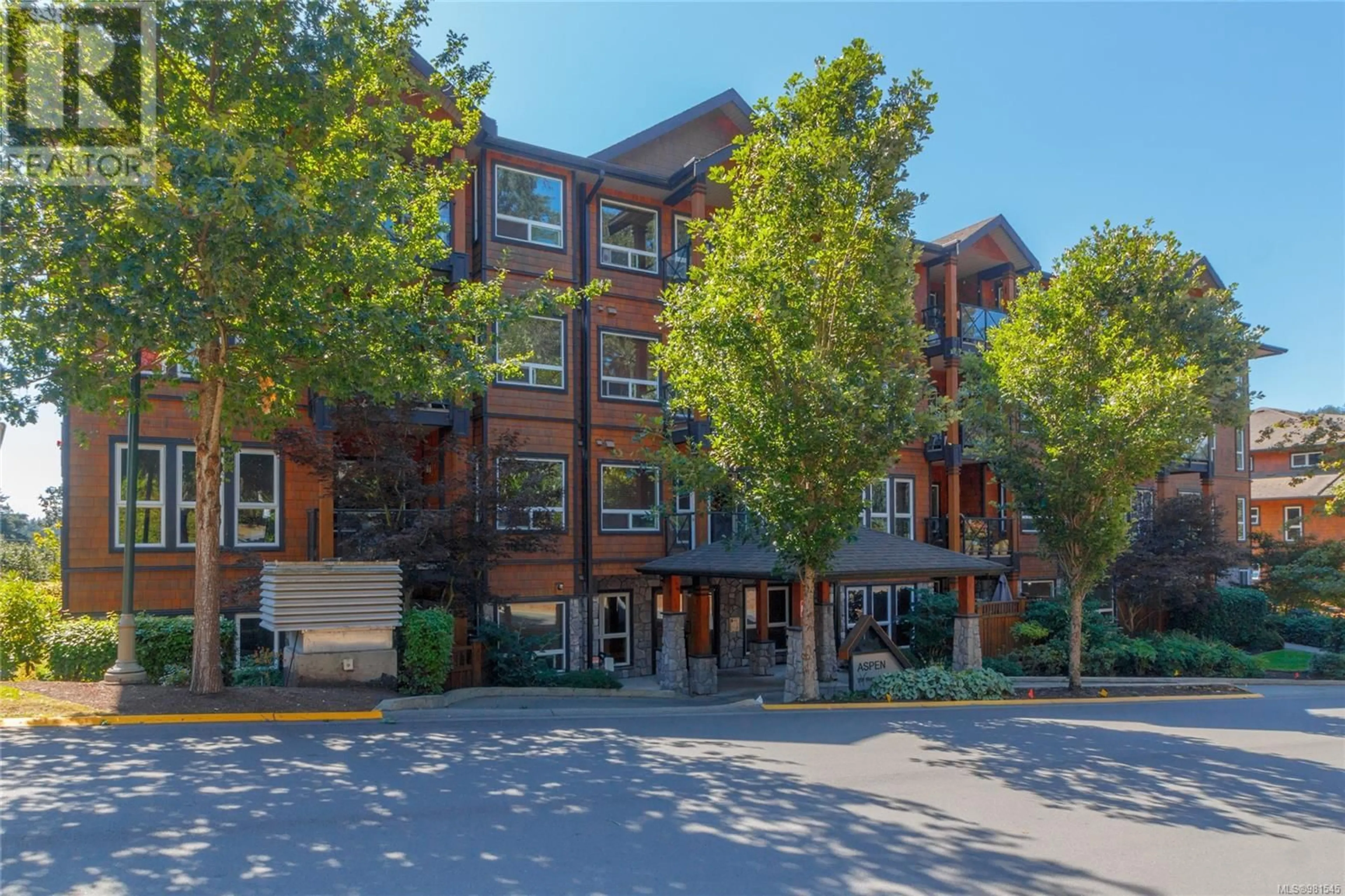 A pic from exterior of the house or condo, the front or back of building for 203 201 Nursery Hill Dr, View Royal British Columbia V9B0H7