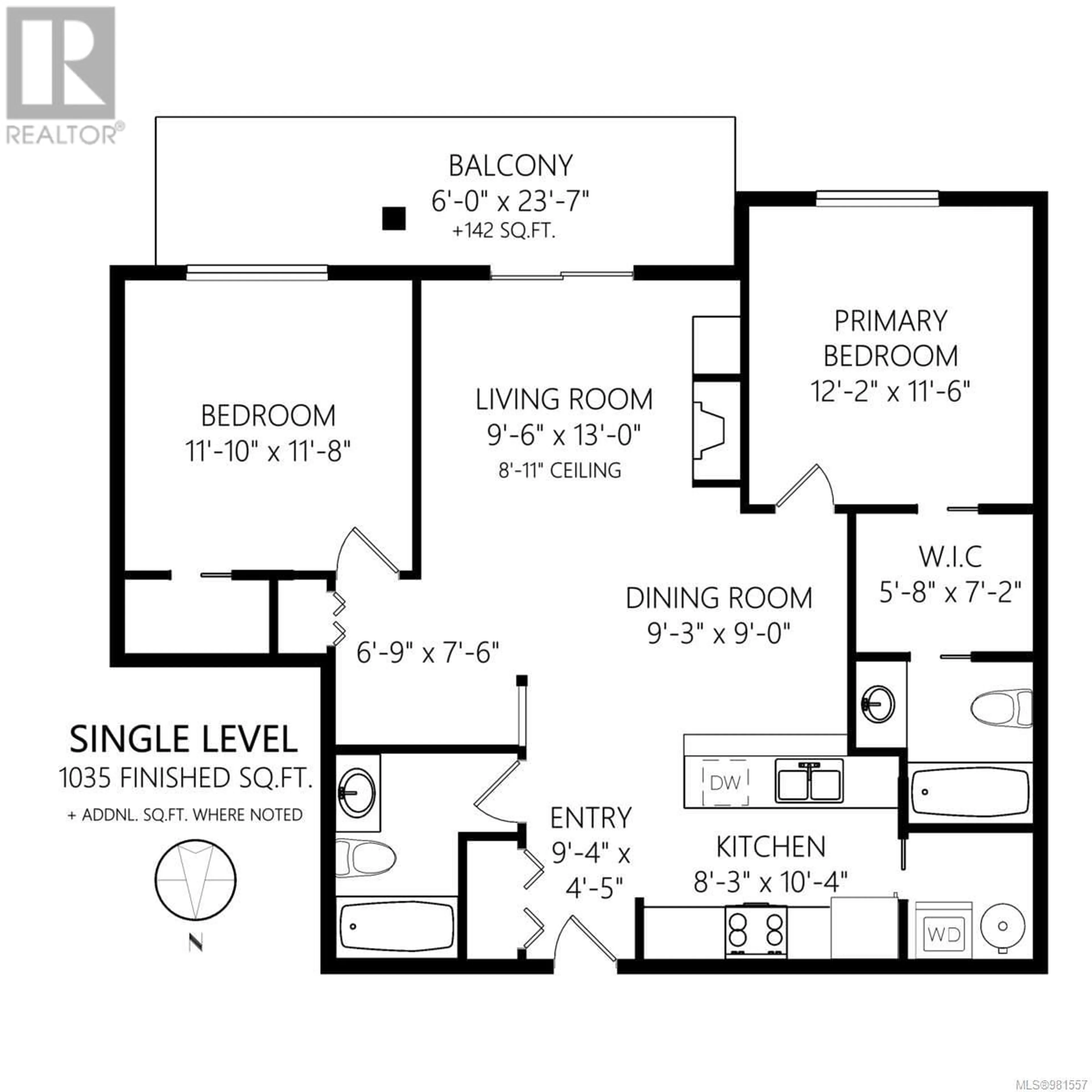 Floor plan for 513 623 Treanor Ave, Langford British Columbia V9B0B1