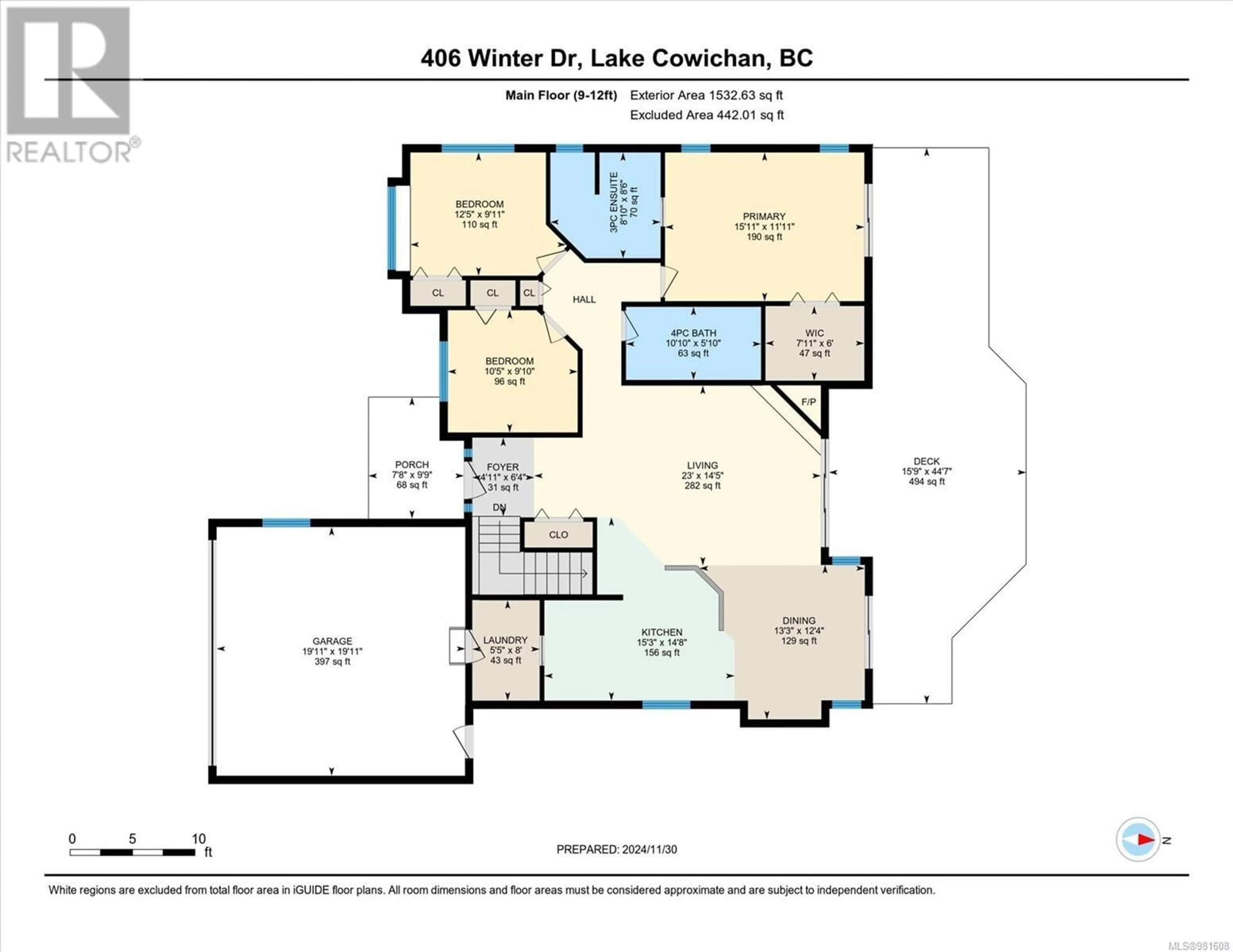 Floor plan for 406 Winter Dr, Lake Cowichan British Columbia V0R2G1