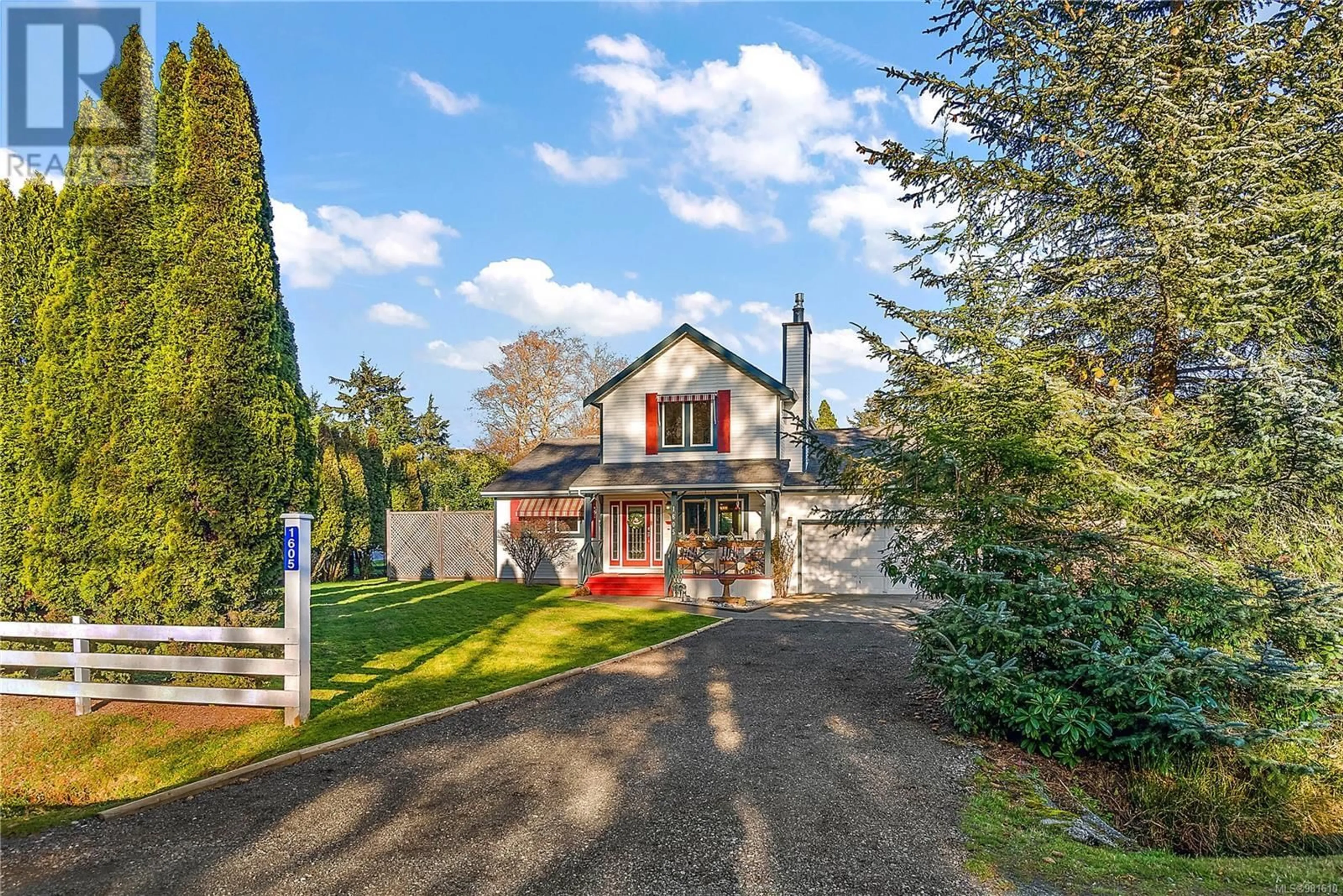 A pic from outside/outdoor area/front of a property/back of a property/a pic from drone, street for 1605 Whiffin Spit Rd, Sooke British Columbia V9Z0T5