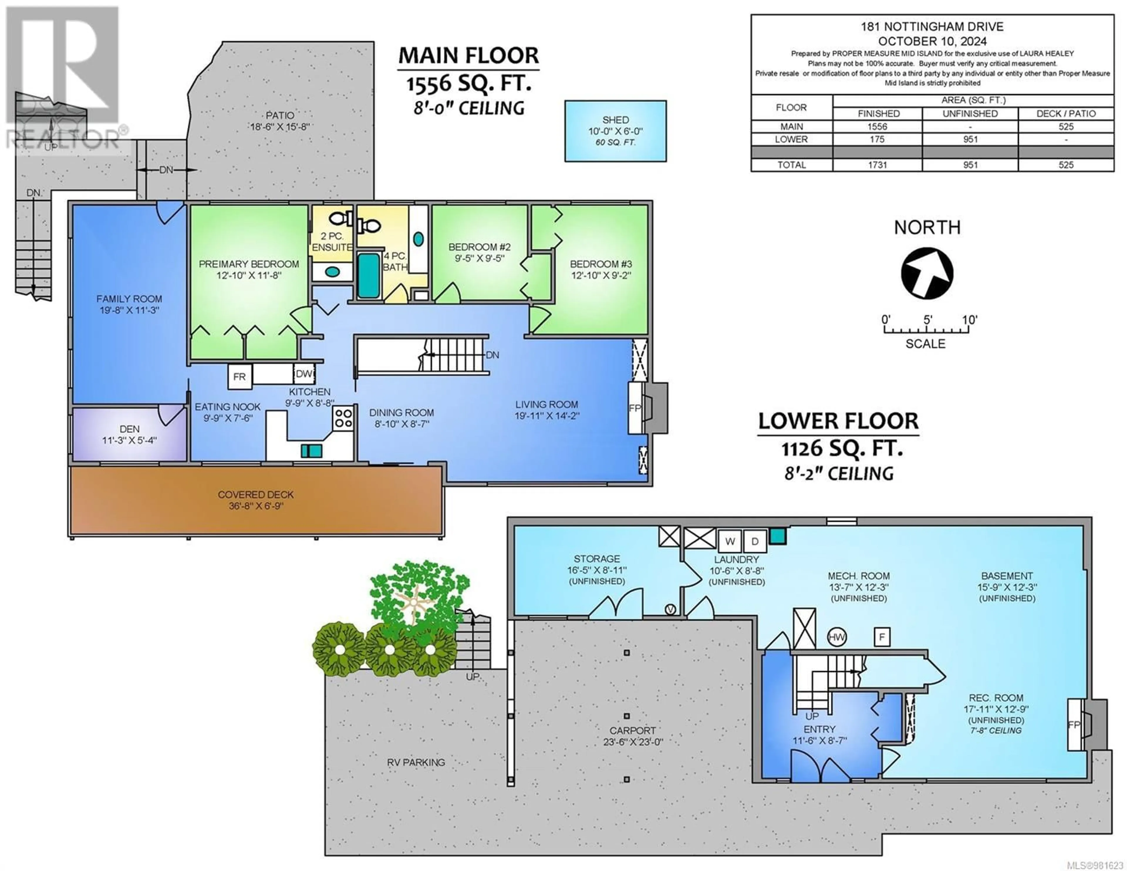 Floor plan for 181 Nottingham Dr, Nanaimo British Columbia V9T1K5