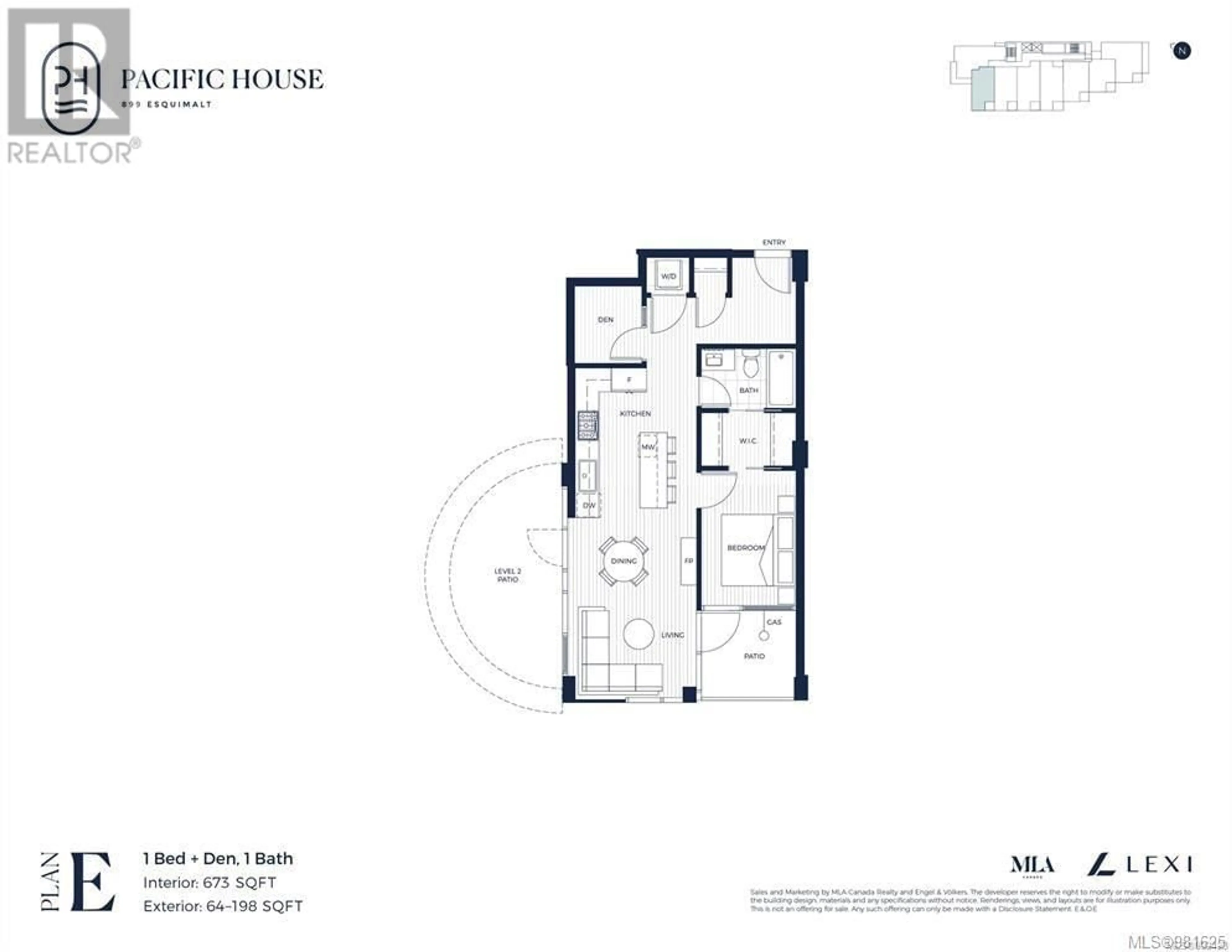 Floor plan for 507 899 Esquimalt Rd, Esquimalt British Columbia V9A3M5