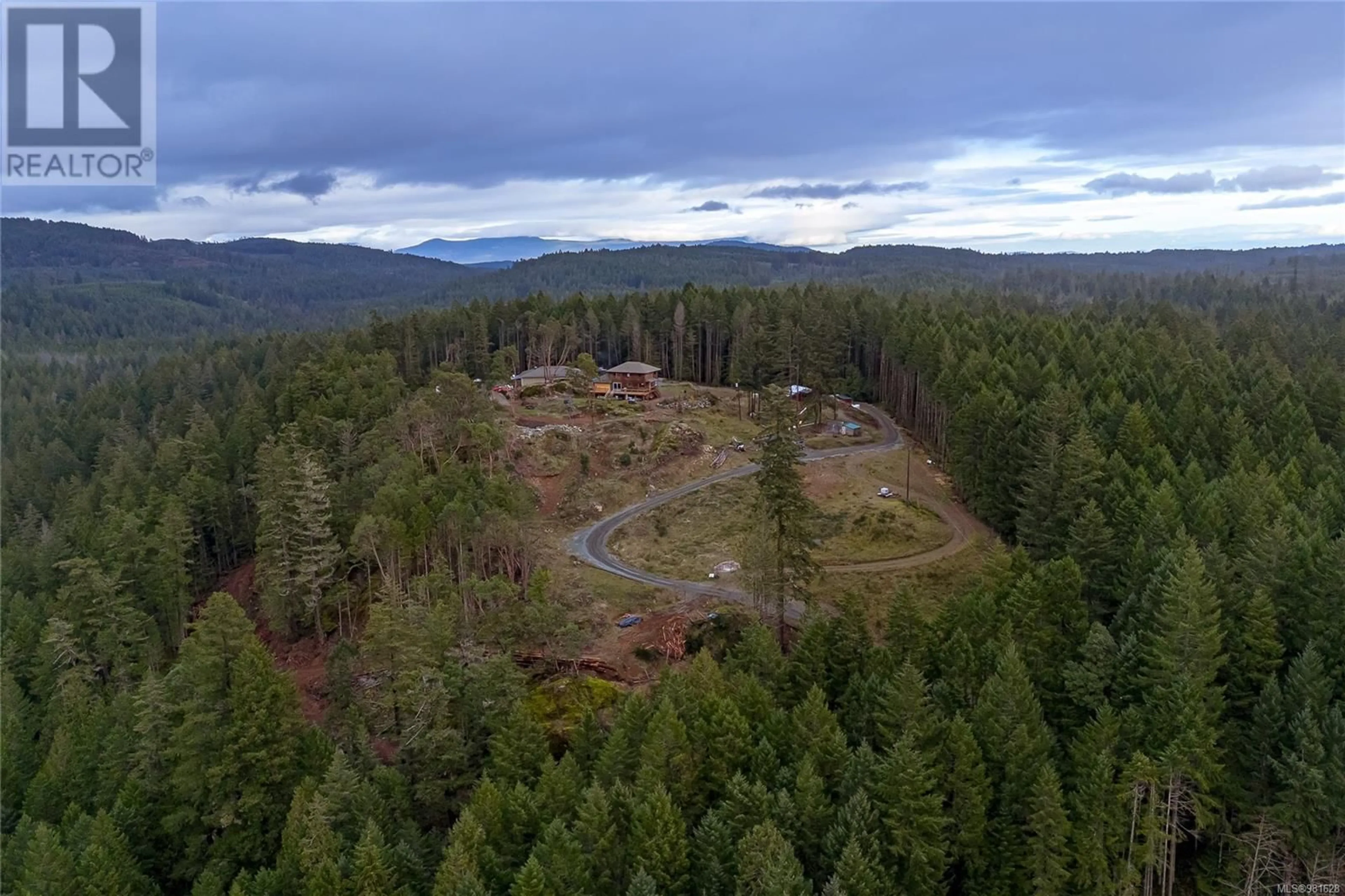 A pic from outside/outdoor area/front of a property/back of a property/a pic from drone, forest/trees view for 3113 RENFREW ROAD, Shawnigan Lake British Columbia V0R2W1