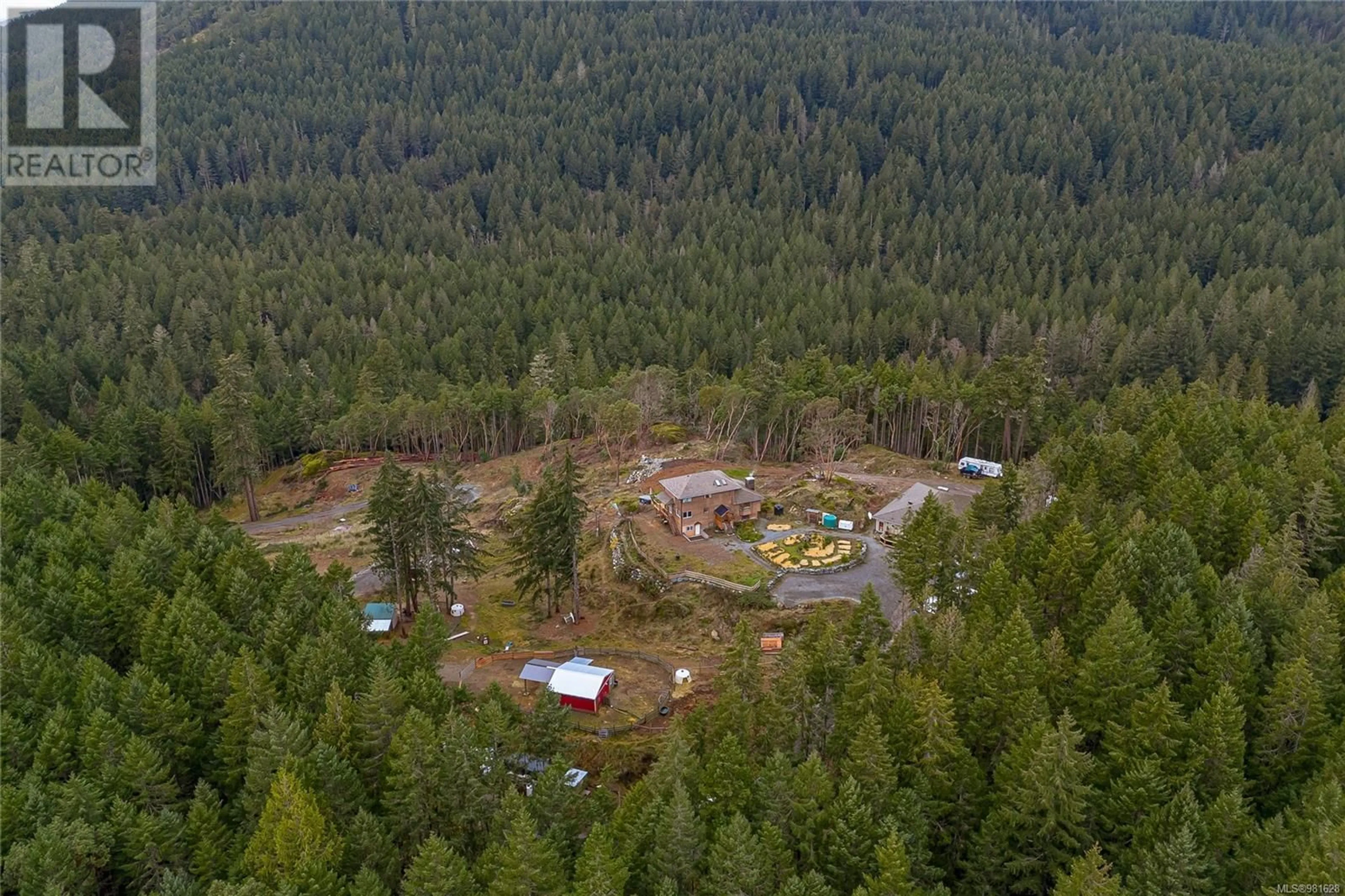 A pic from outside/outdoor area/front of a property/back of a property/a pic from drone, unknown for 3113 RENFREW ROAD, Shawnigan Lake British Columbia V0R2W1