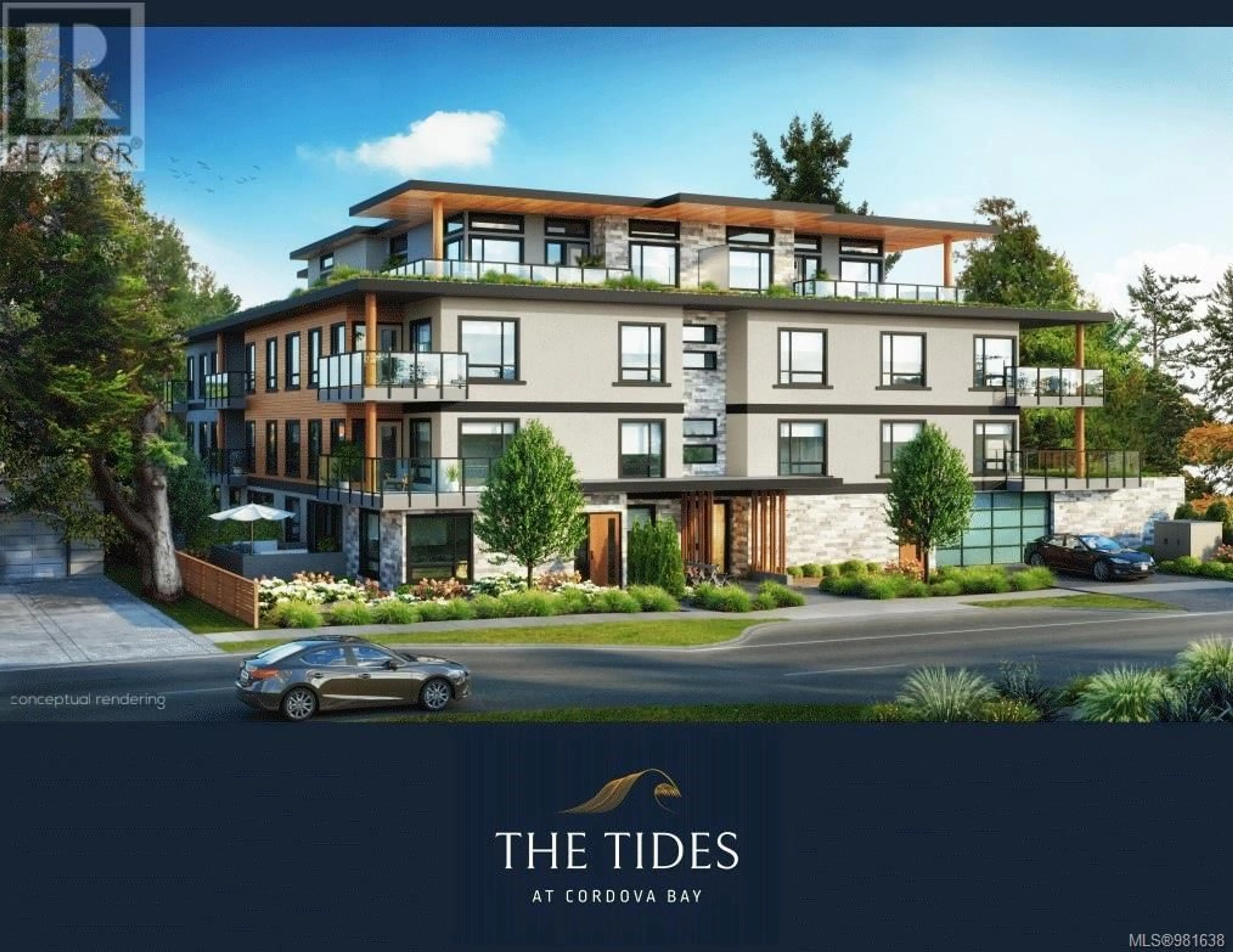 A pic from exterior of the house or condo, the street view for 202 986 Doumac Ave, Saanich British Columbia V8Y1M4