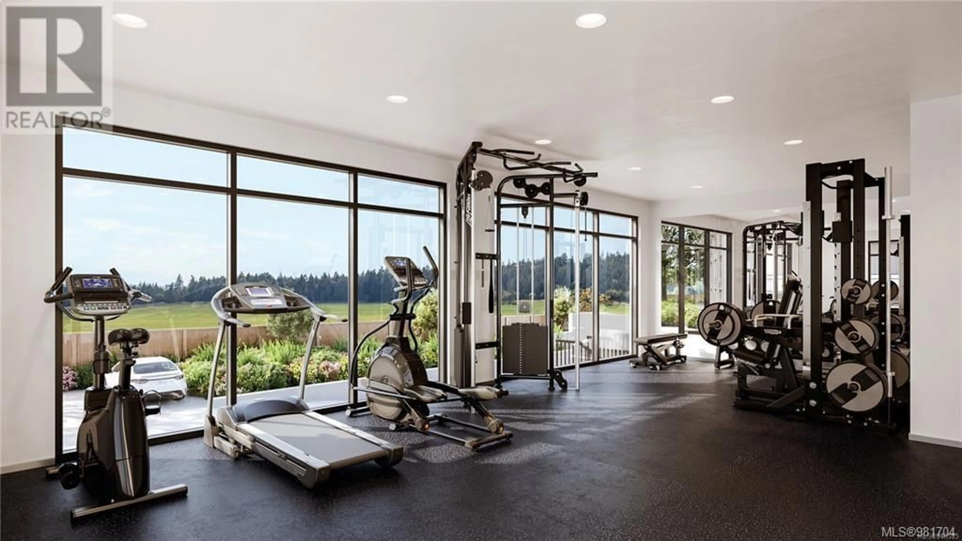 Gym or fitness room, cement floor for 200N 3564 Ryder Hesjedal Way, Colwood British Columbia V9C3A1