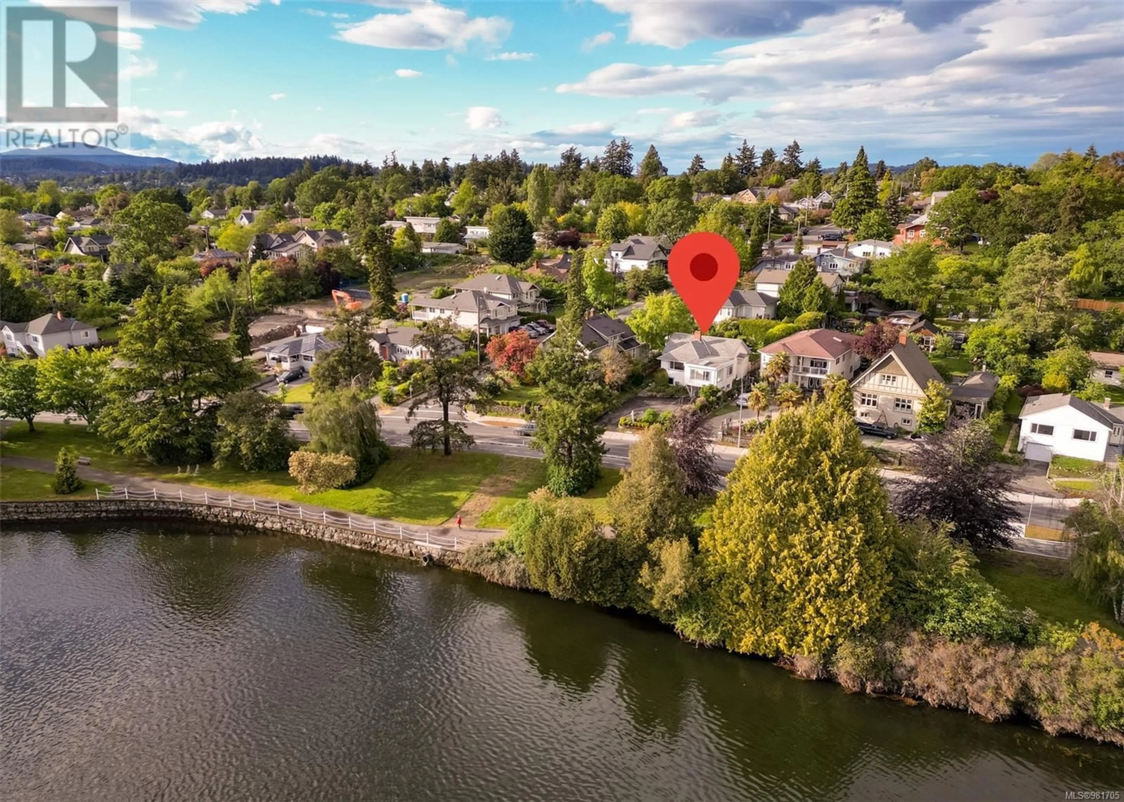 A pic from exterior of the house or condo, the view of lake or river for 586 Gorge Rd W, Saanich British Columbia V9A1N4