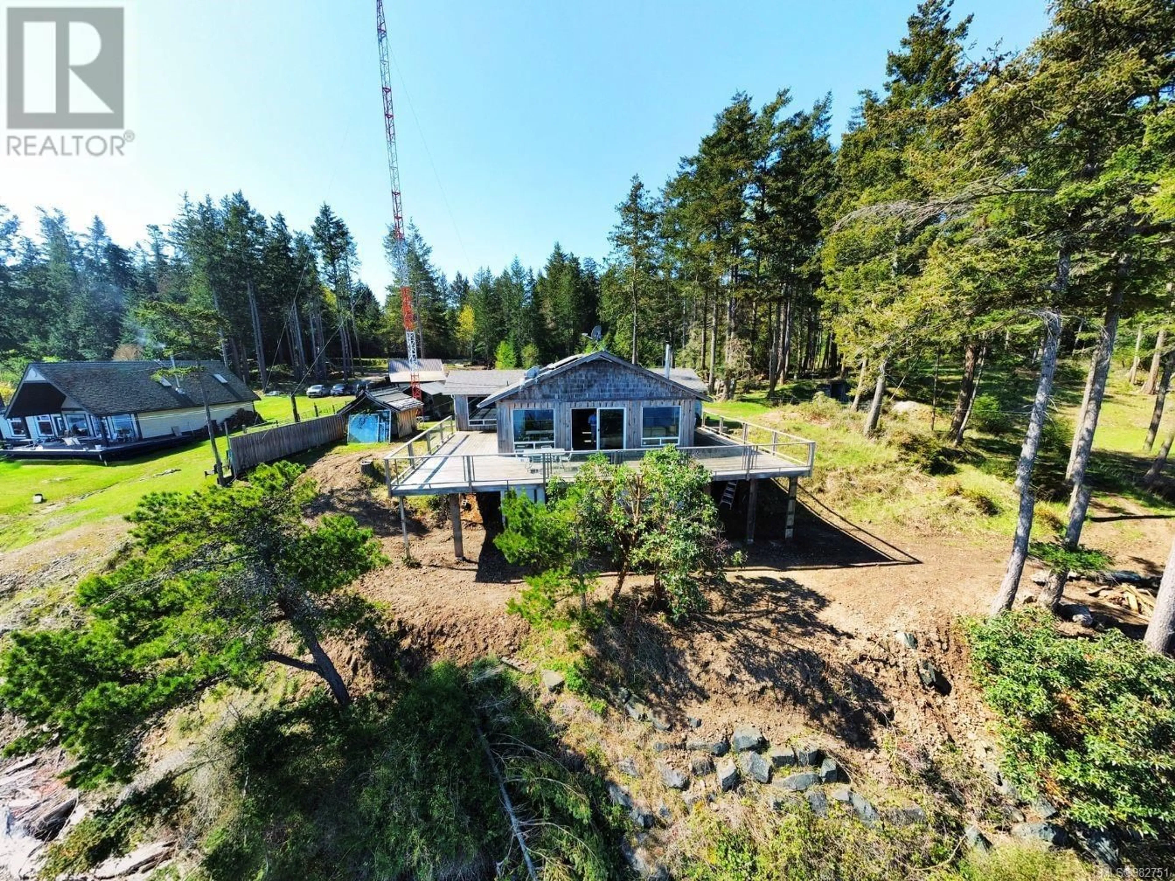 Frontside or backside of a home, cottage for 18 Spring Bay Rd, Lasqueti Island British Columbia V0R2J0