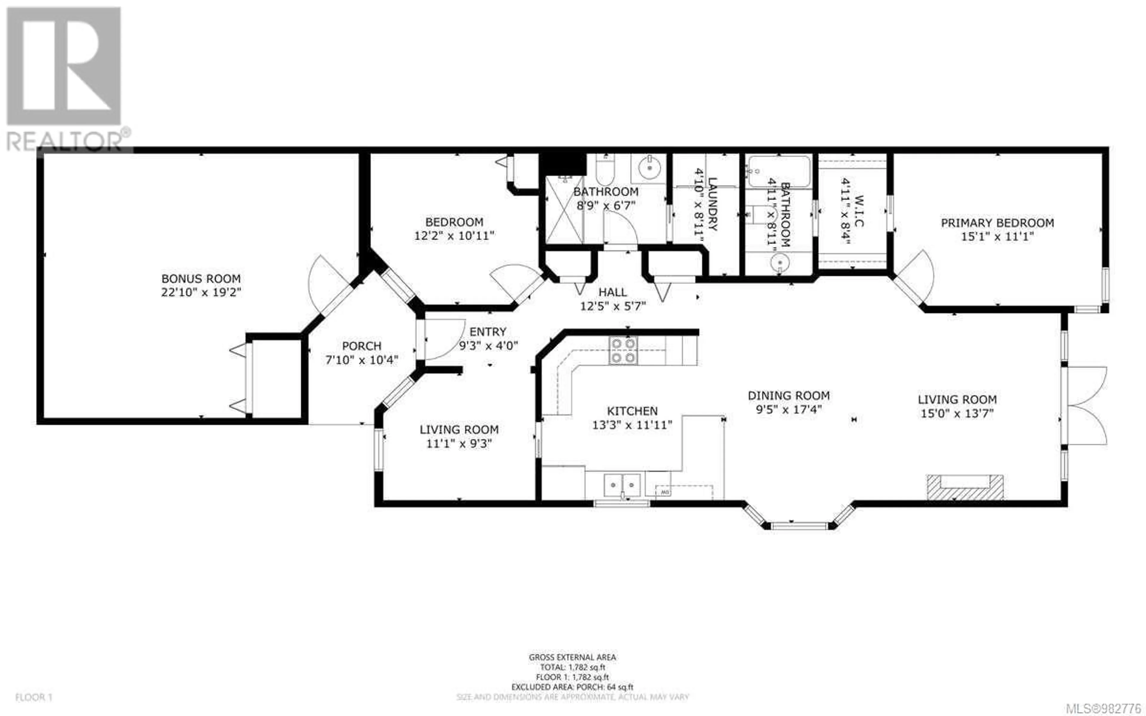 Floor plan for 66 2006 Sierra Dr, Campbell River British Columbia V9H1V6