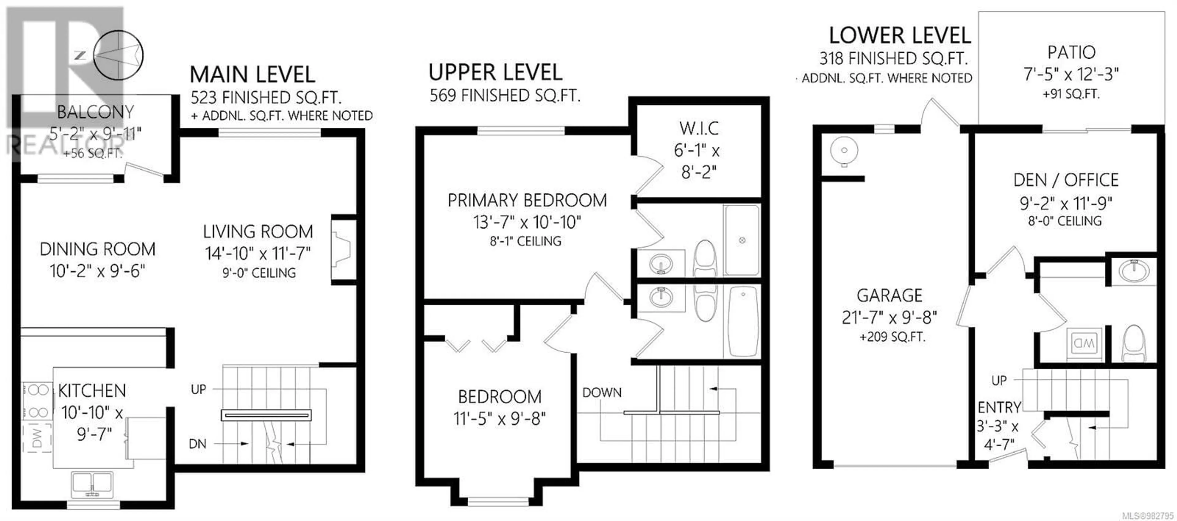 Floor plan for 7 920 Caledonia Ave, Victoria British Columbia V8T1E8