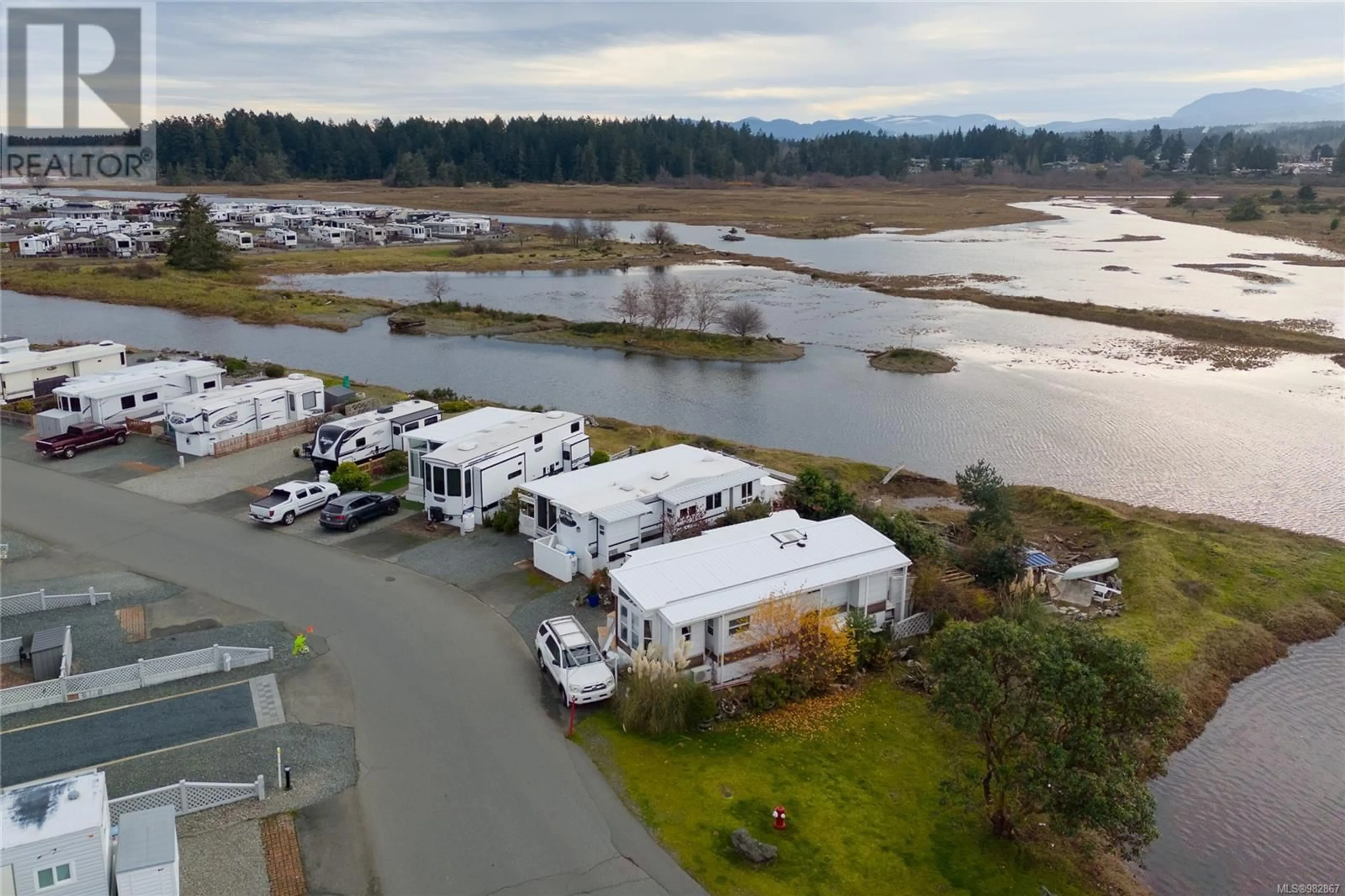 A pic from exterior of the house or condo, the view of lake or river for D352 200 Corfield St, Parksville British Columbia V9P2H5