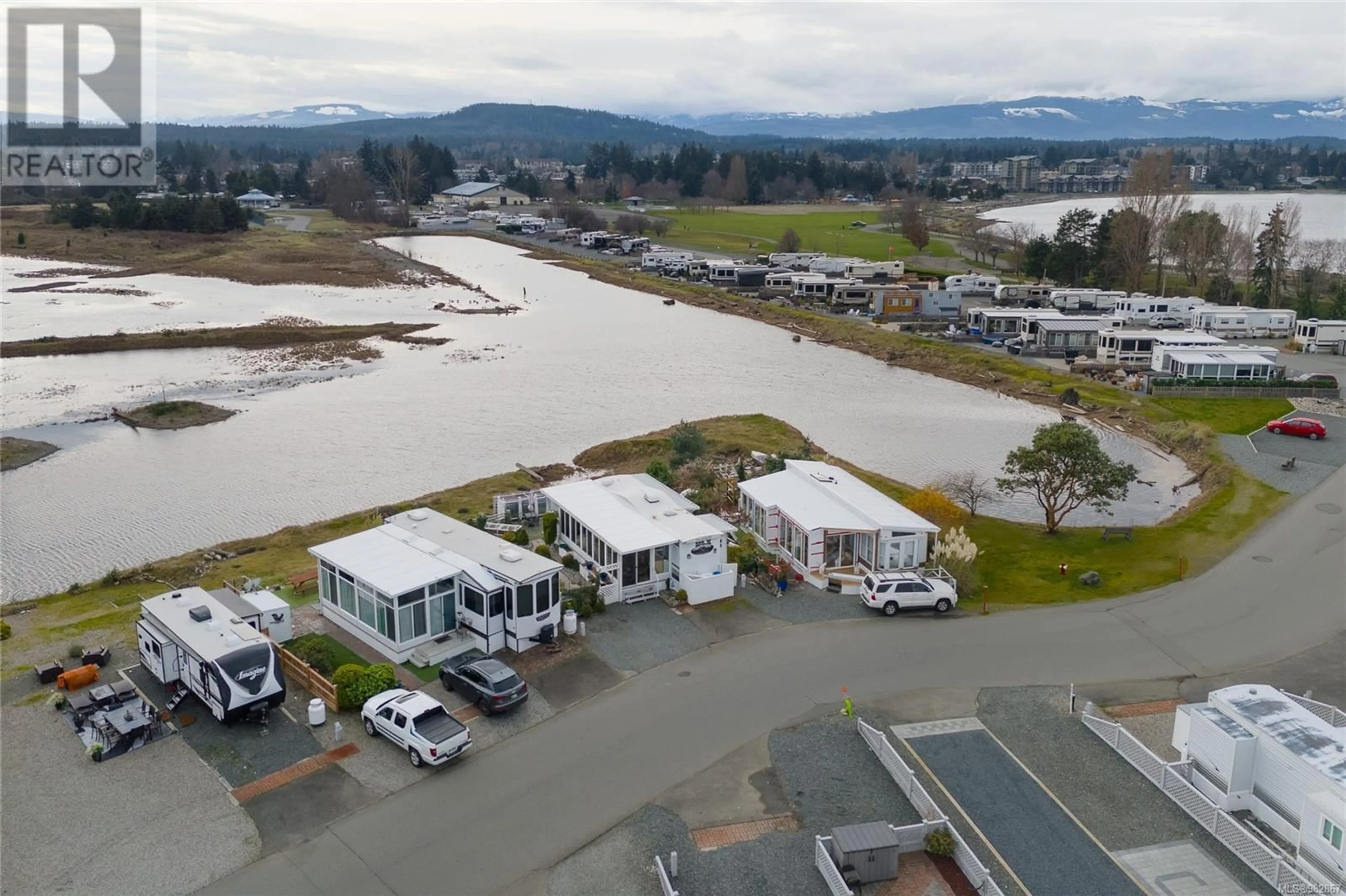 A pic from exterior of the house or condo, lake for D352 200 Corfield St, Parksville British Columbia V9P2H5