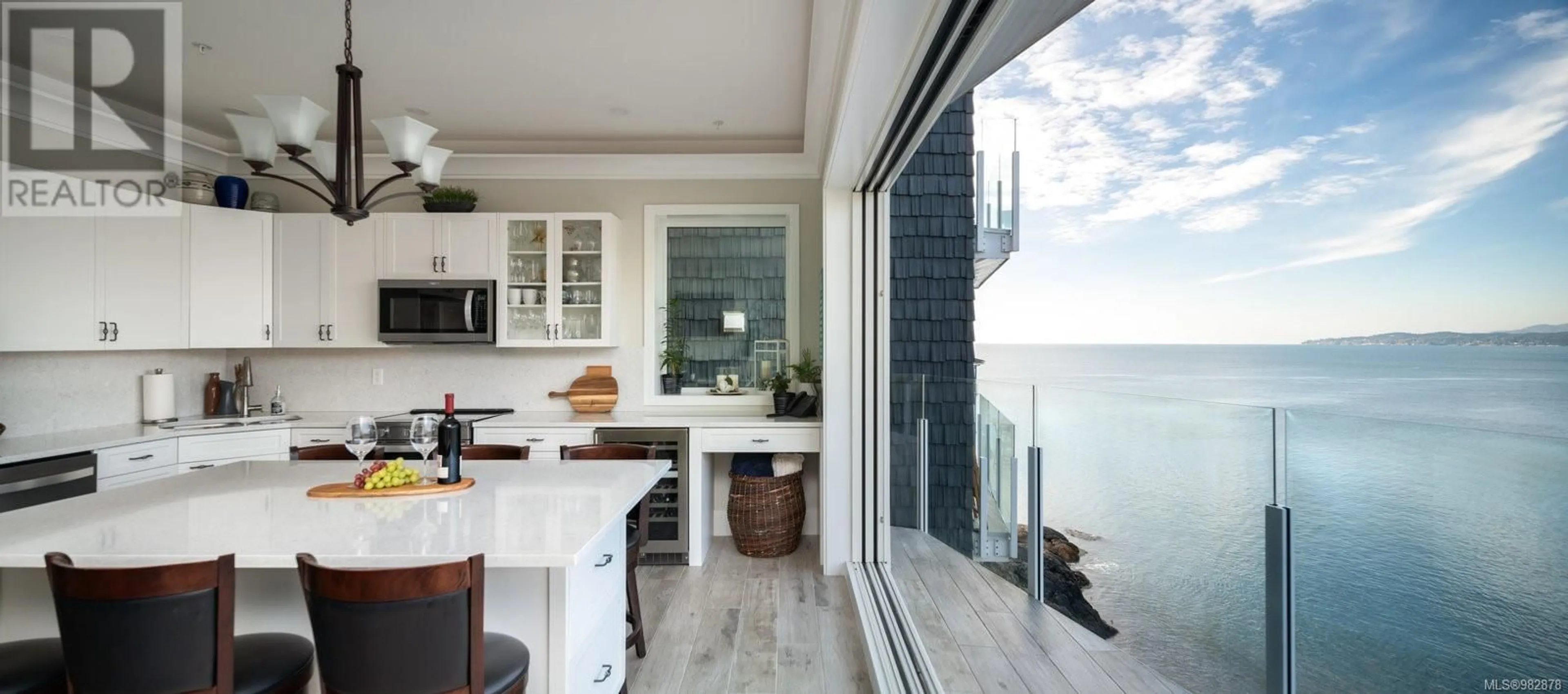 Contemporary kitchen, ceramic/tile floor for 6B 1000 SookePoint Pl, Sooke British Columbia V9Z1L8