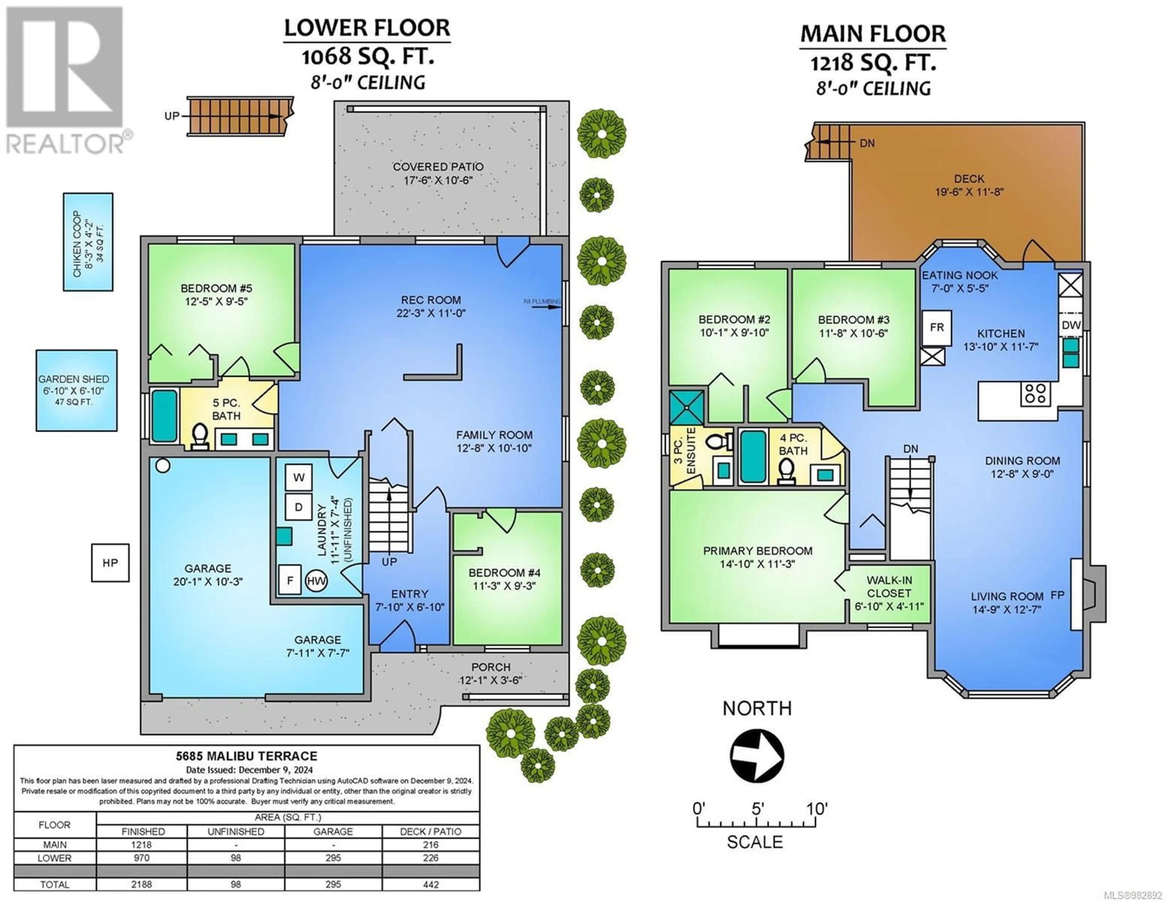 Floor plan for 5685 Malibu Terr, Nanaimo British Columbia V9T5W7